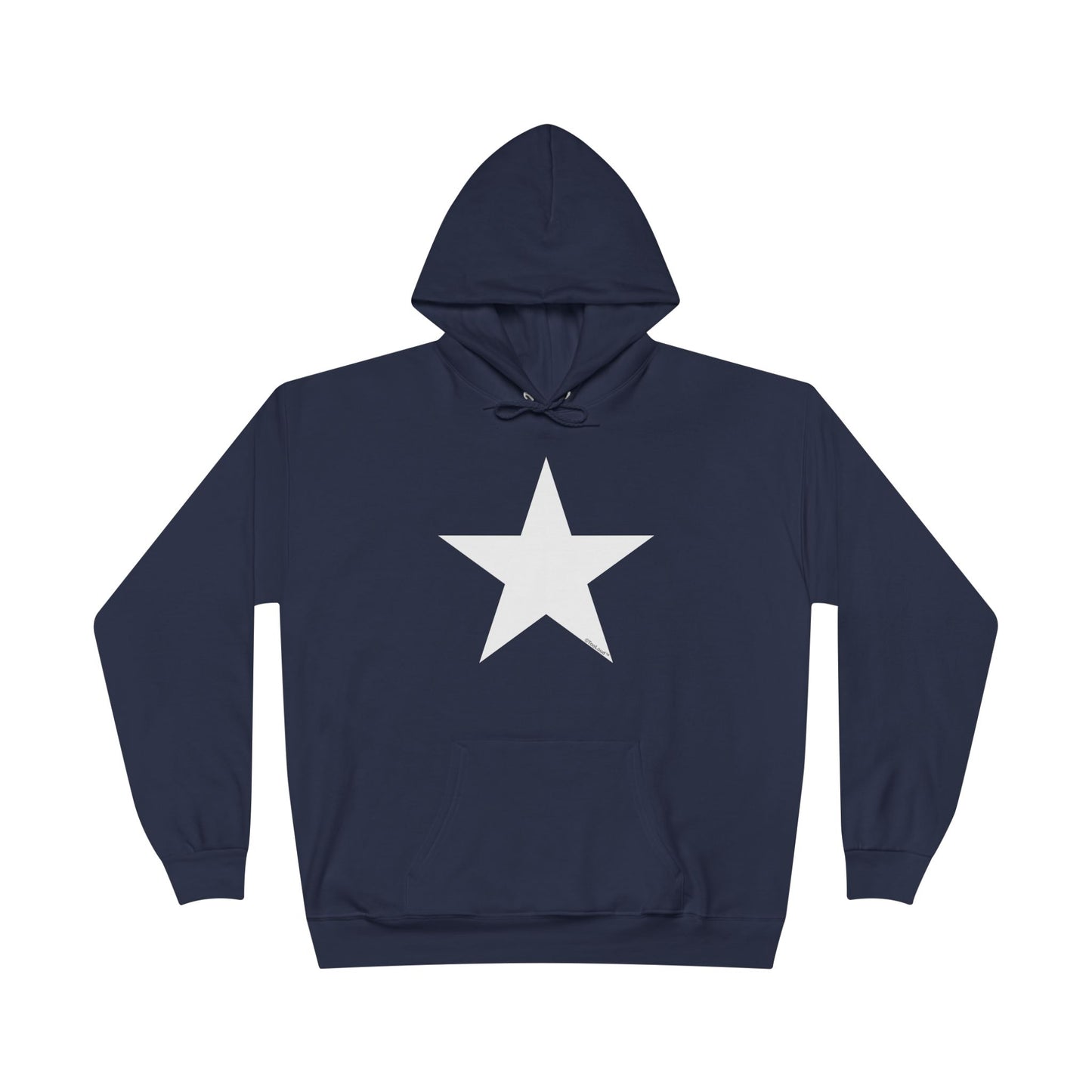 White Star Dark Adult Hoodie Sweatshirt by TOOLOUD