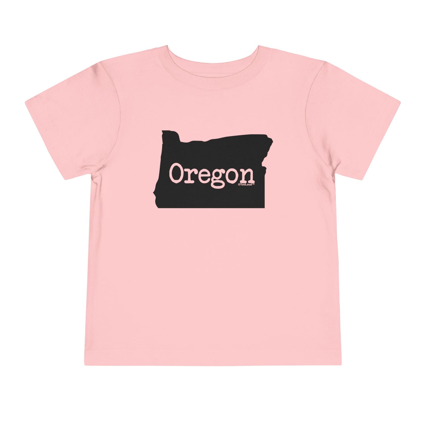 Oregon - United States Shape Toddler T-Shirt by TOOLOUD
