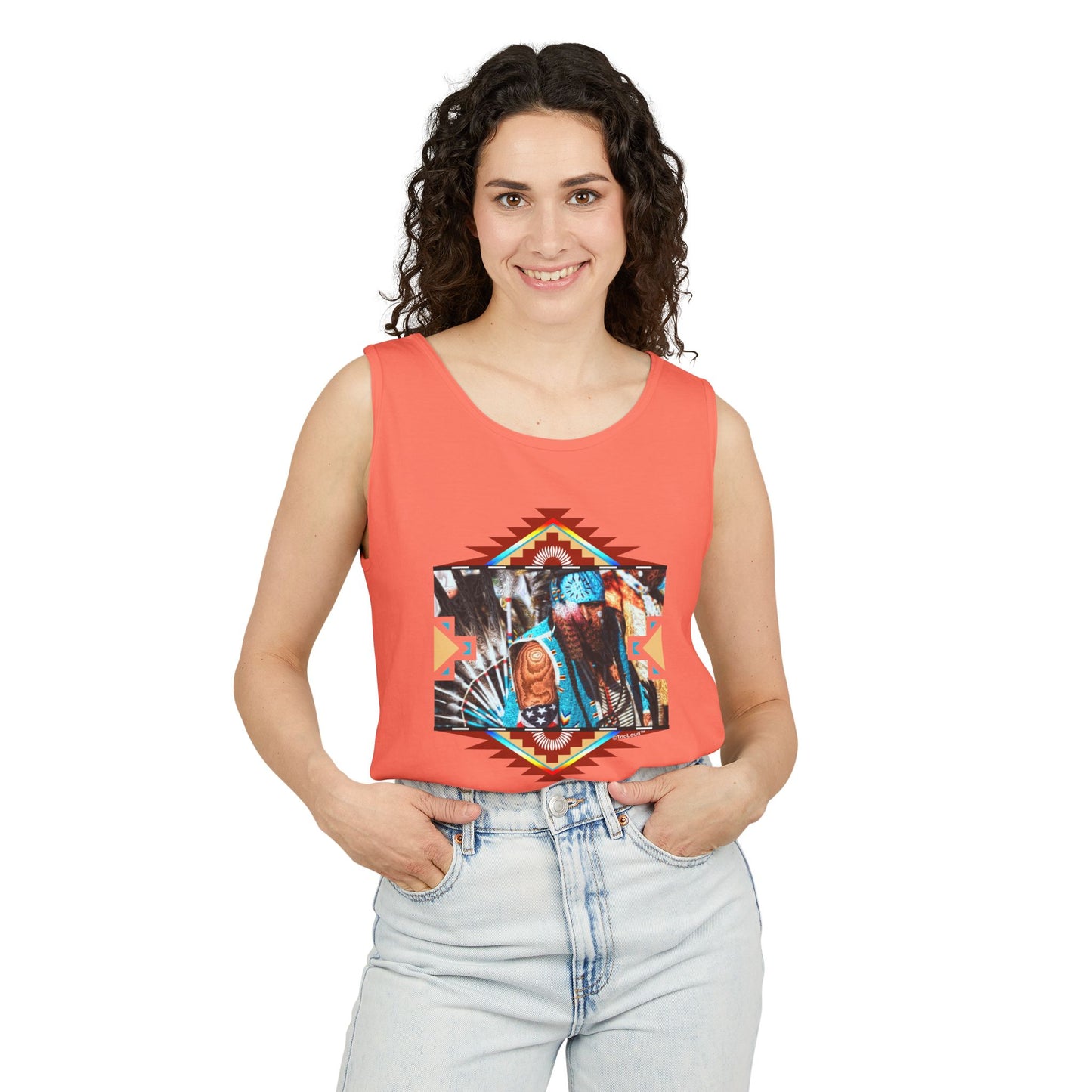 Native American Dancer Design #2 Loose Tank Top by TOOLOUD