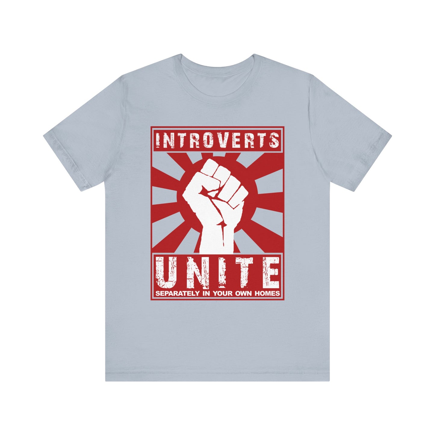 Introverts Unite Unisex Jersey Short Sleeve Tee Women Men