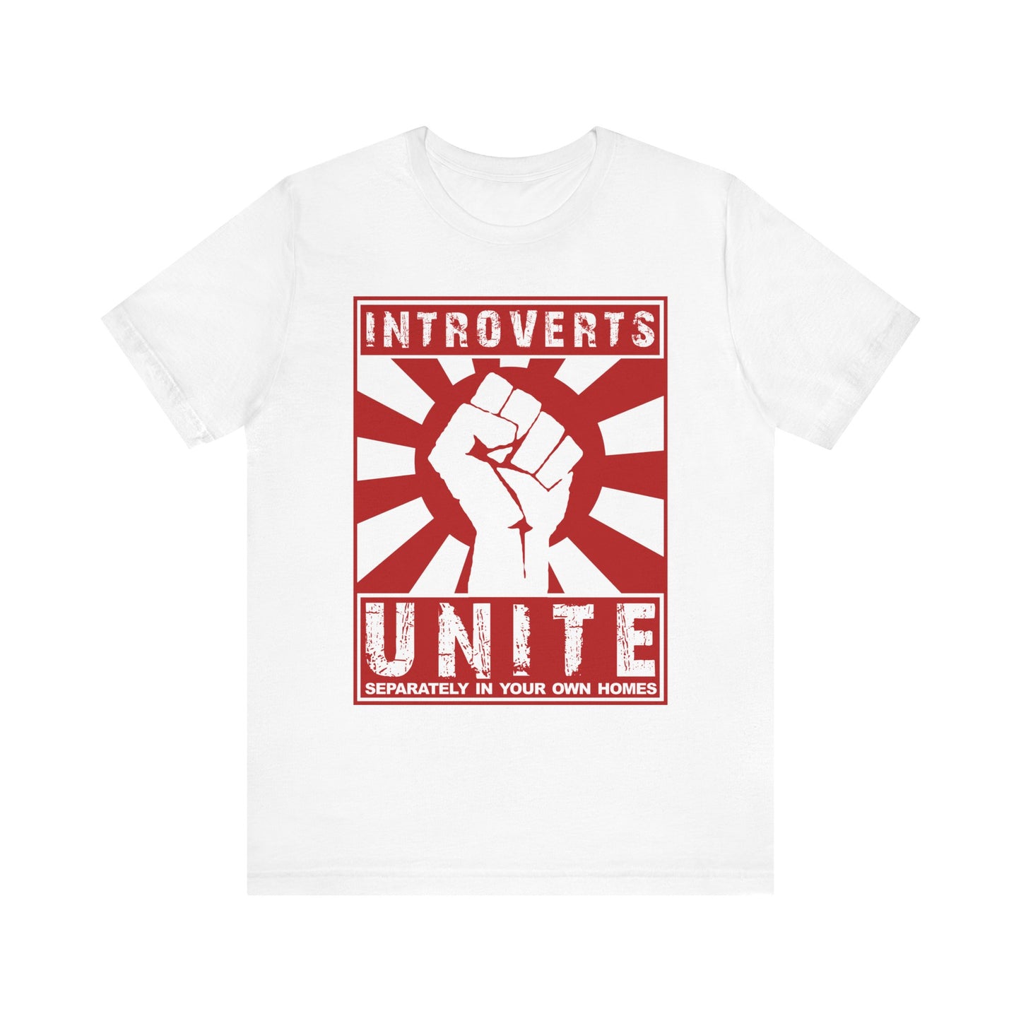 Introverts Unite Unisex Jersey Short Sleeve Tee Women Men