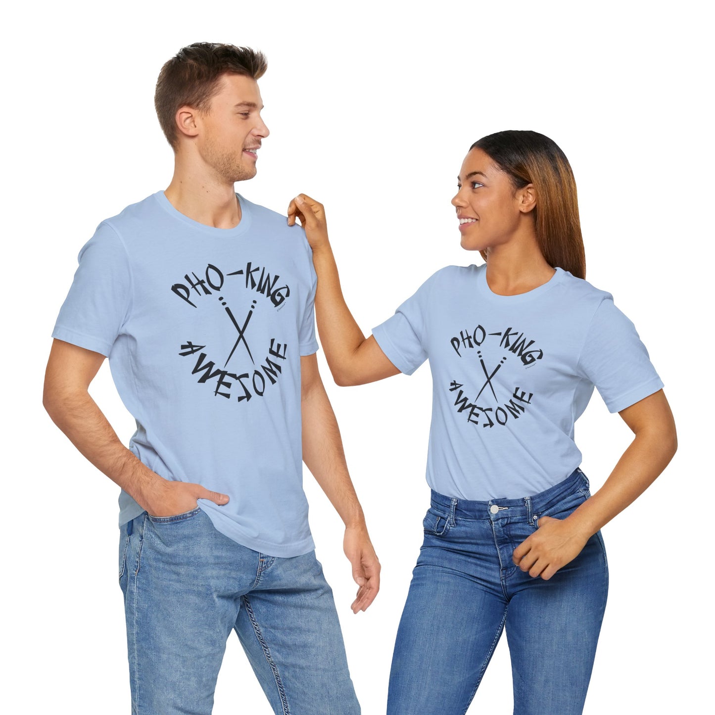 Pho King Awesome Funny Vietnamese Soup Vietnam Foodie Humor Adult T-Shirt by TOOLOUD