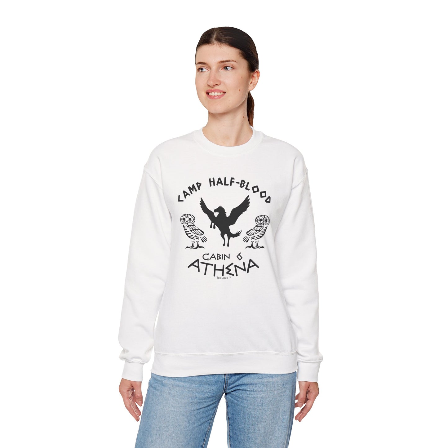 Camp Half Blood Cabin 6 Athena Adult Unisex Sweatshirt by TOOLOUD
