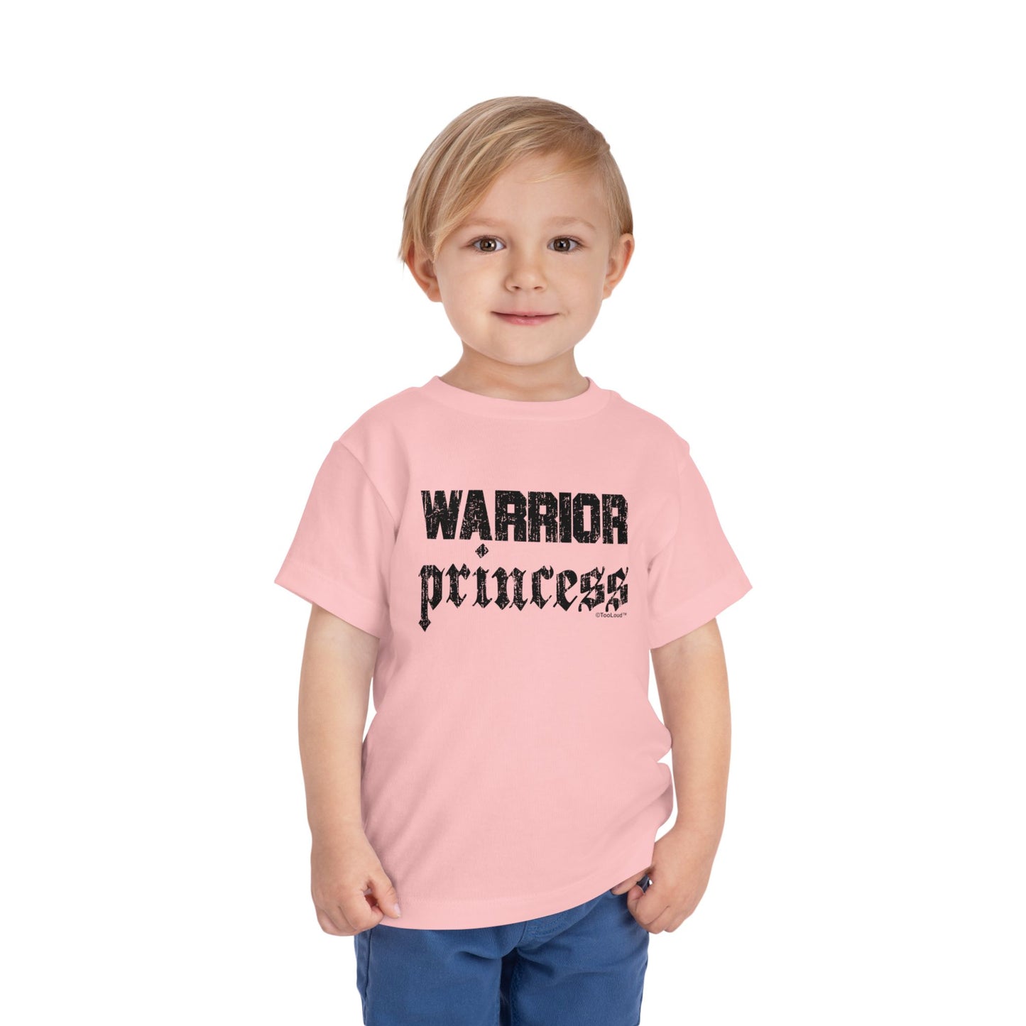 Warrior Princess Script Toddler T-Shirt by TOOLOUD