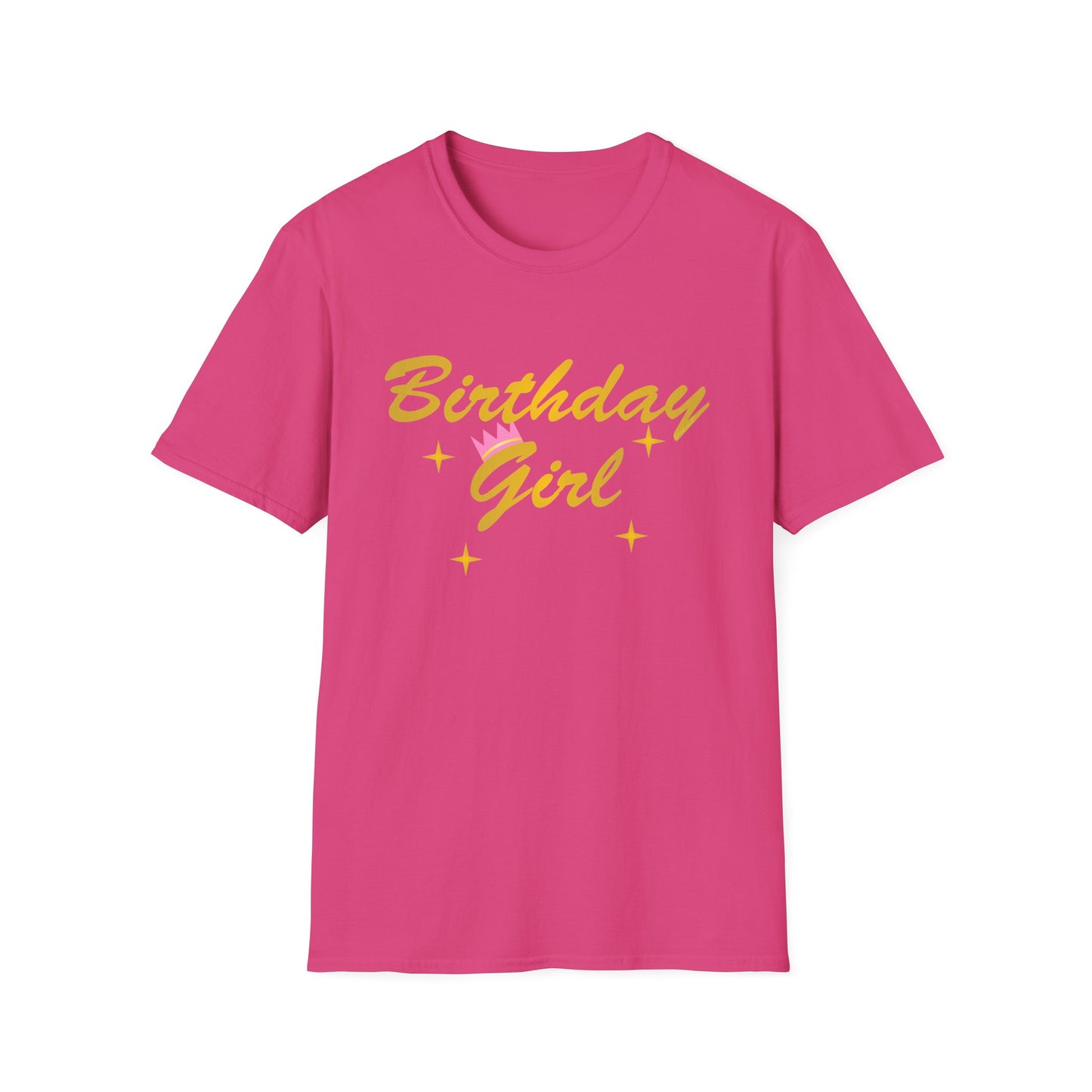 Birthday Girl Text Adult Dark T-Shirt by TOOLOUD
