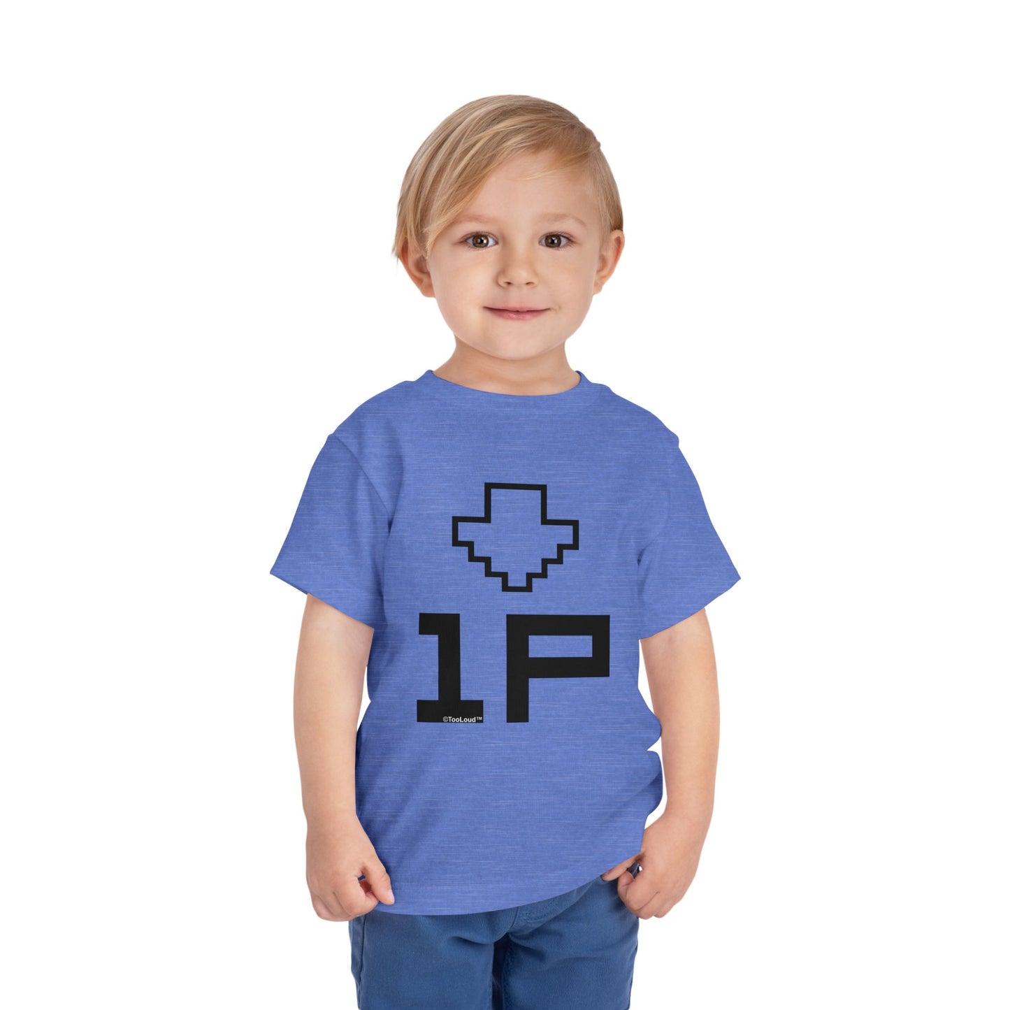 Player One Toddler T-Shirt – Brother or Sister Gamer Shirt by TOOLOUD
