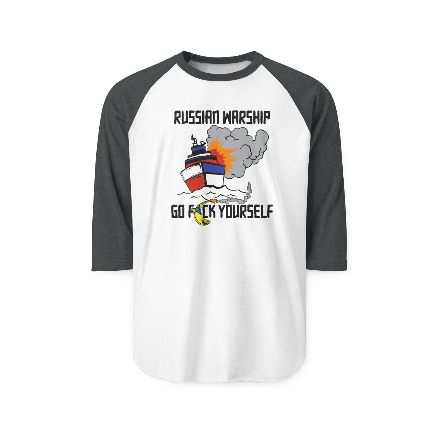 Russian Warship go F* Yourself Adult Raglan Shirt by TOOLOUD