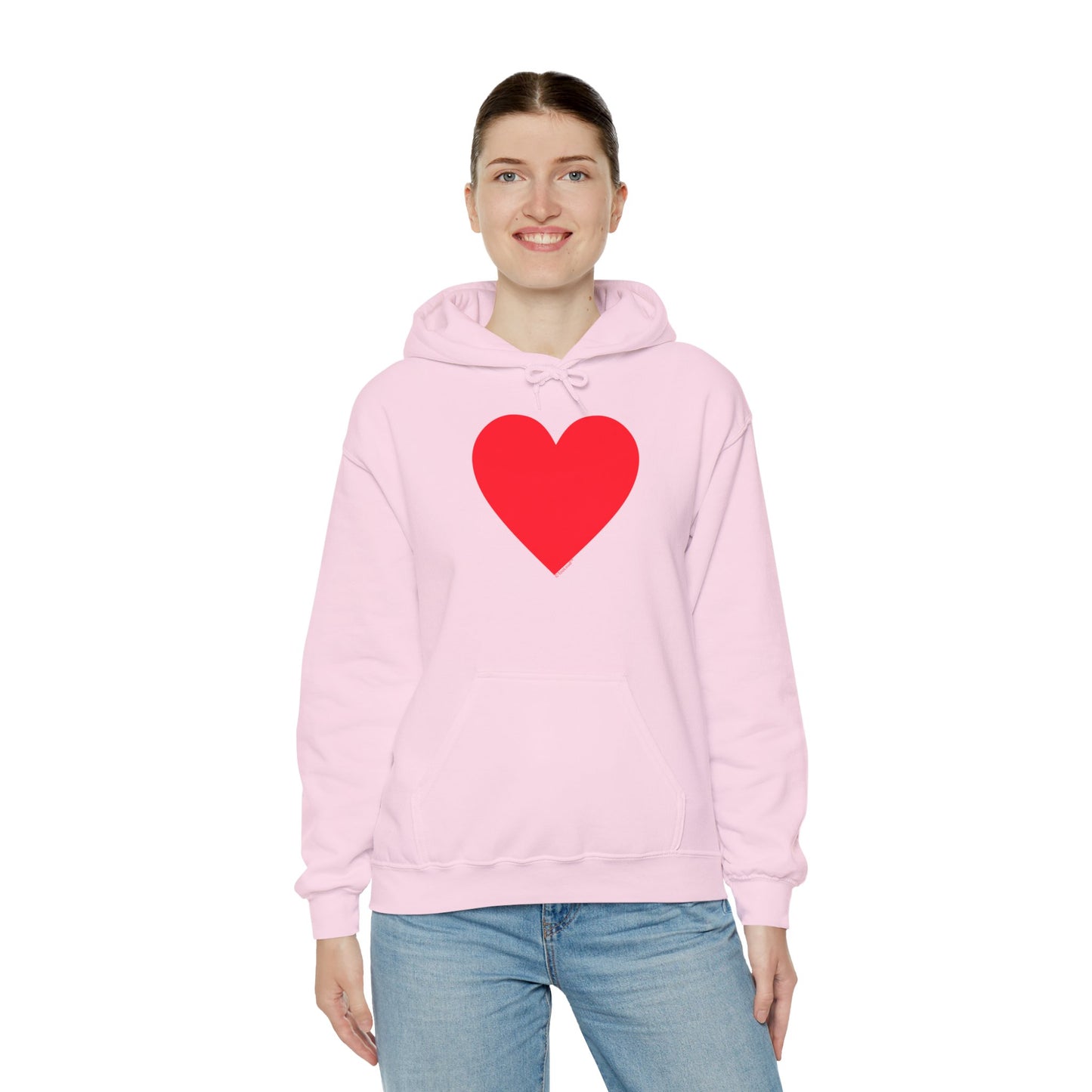 TOOLOUD Big Red Heart Valentine's Day Dark Unisex Hoodie Sweatshirt
