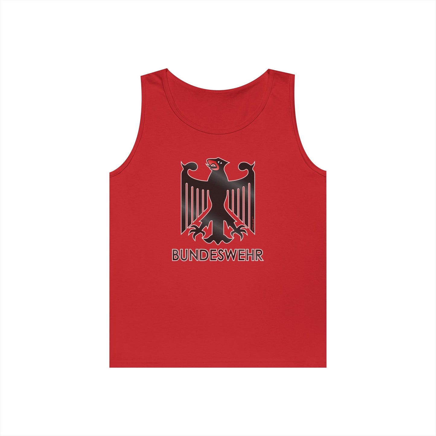 Bundeswehr Logo with Text Dark Loose Tank Top by TOOLOUD