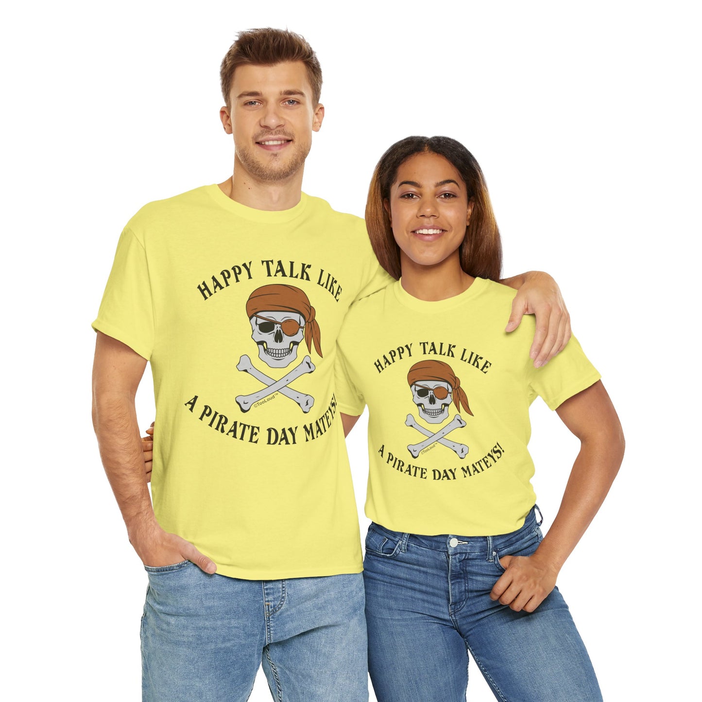 Captivating Pirate Day Mateys Adult Unisex T-Shirt by TOOLOUD