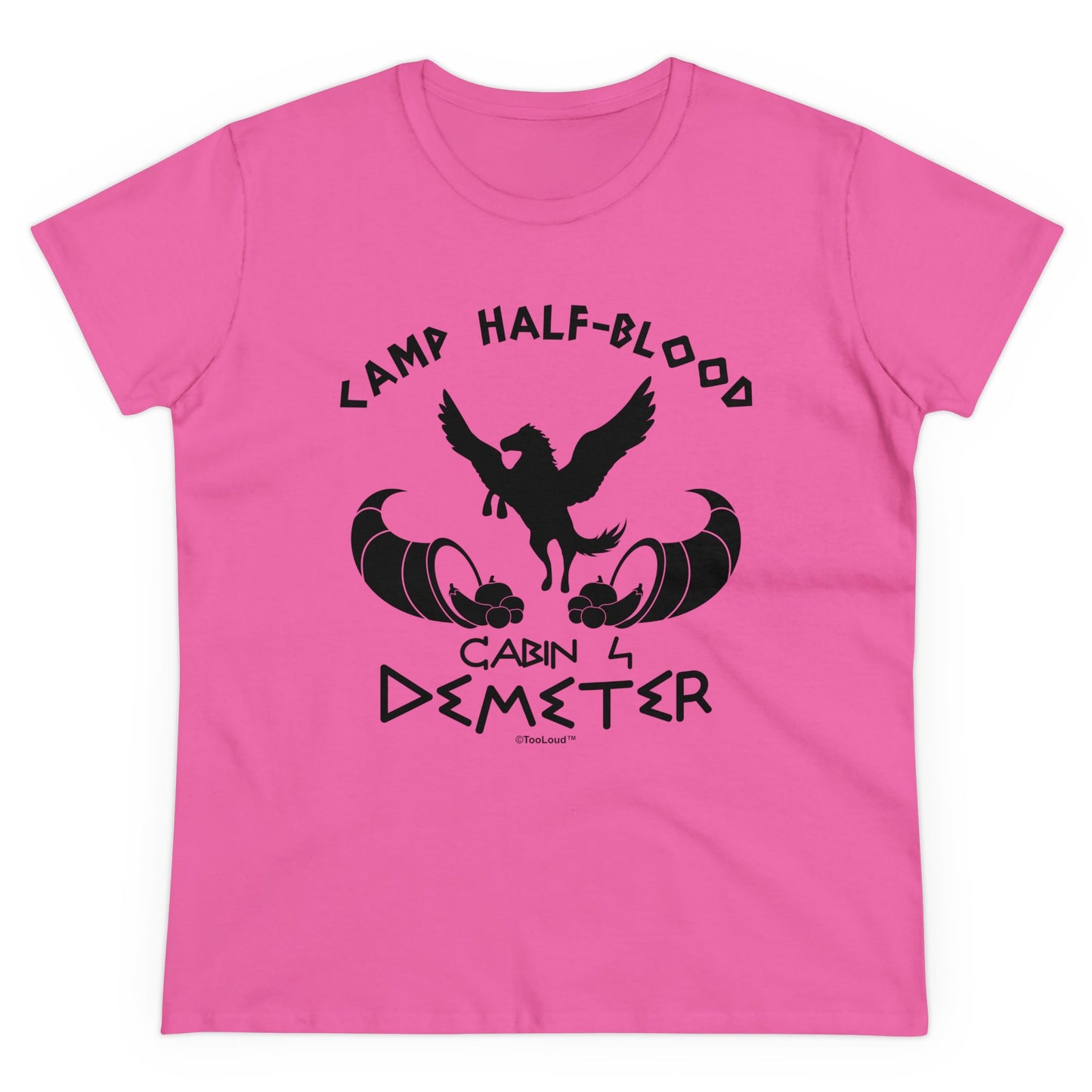 TOOLOUD Cabin 4 Demeter Camp Half Blood Womens T-Shirt