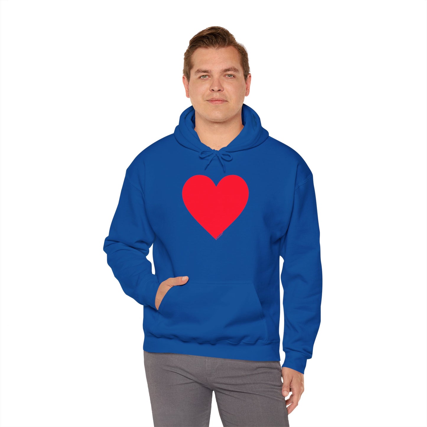 TOOLOUD Big Red Heart Valentine's Day Dark Unisex Hoodie Sweatshirt