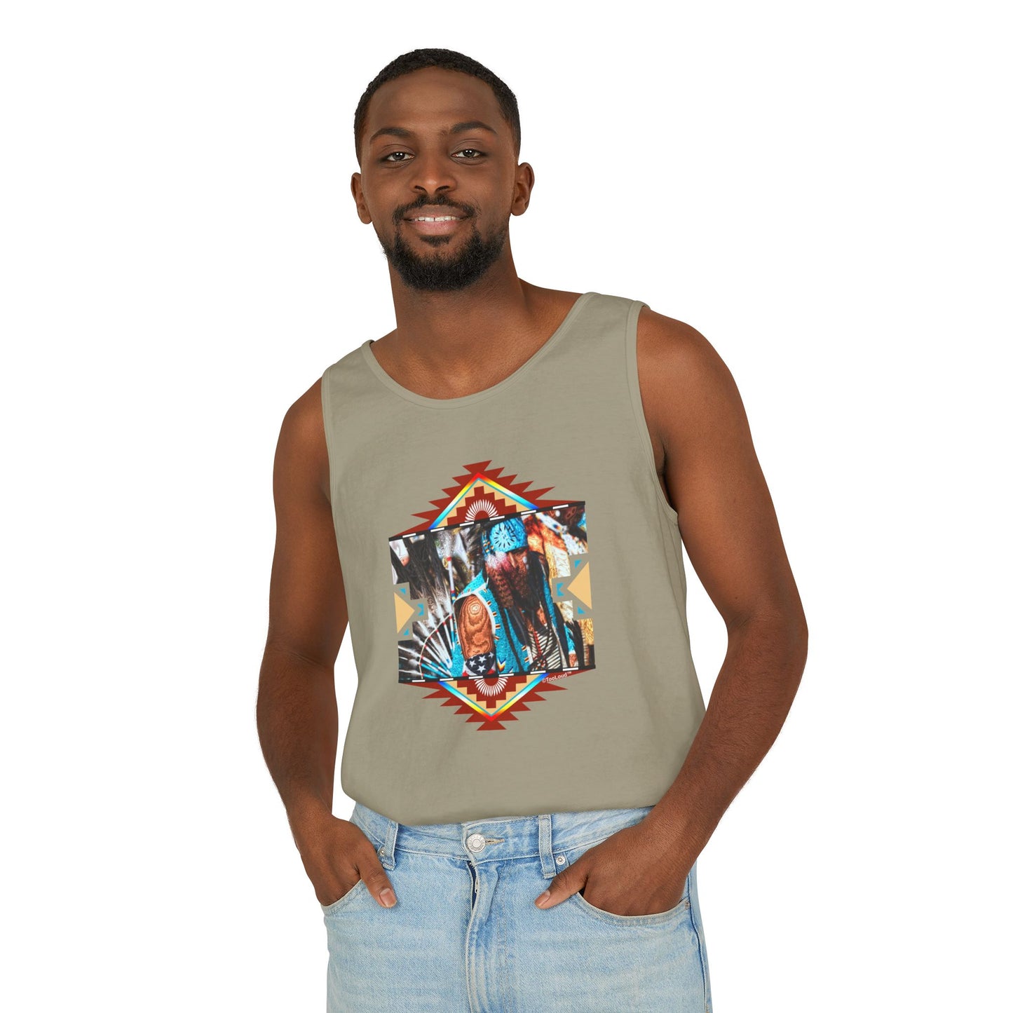 Native American Dancer Design #2 Loose Tank Top by TOOLOUD