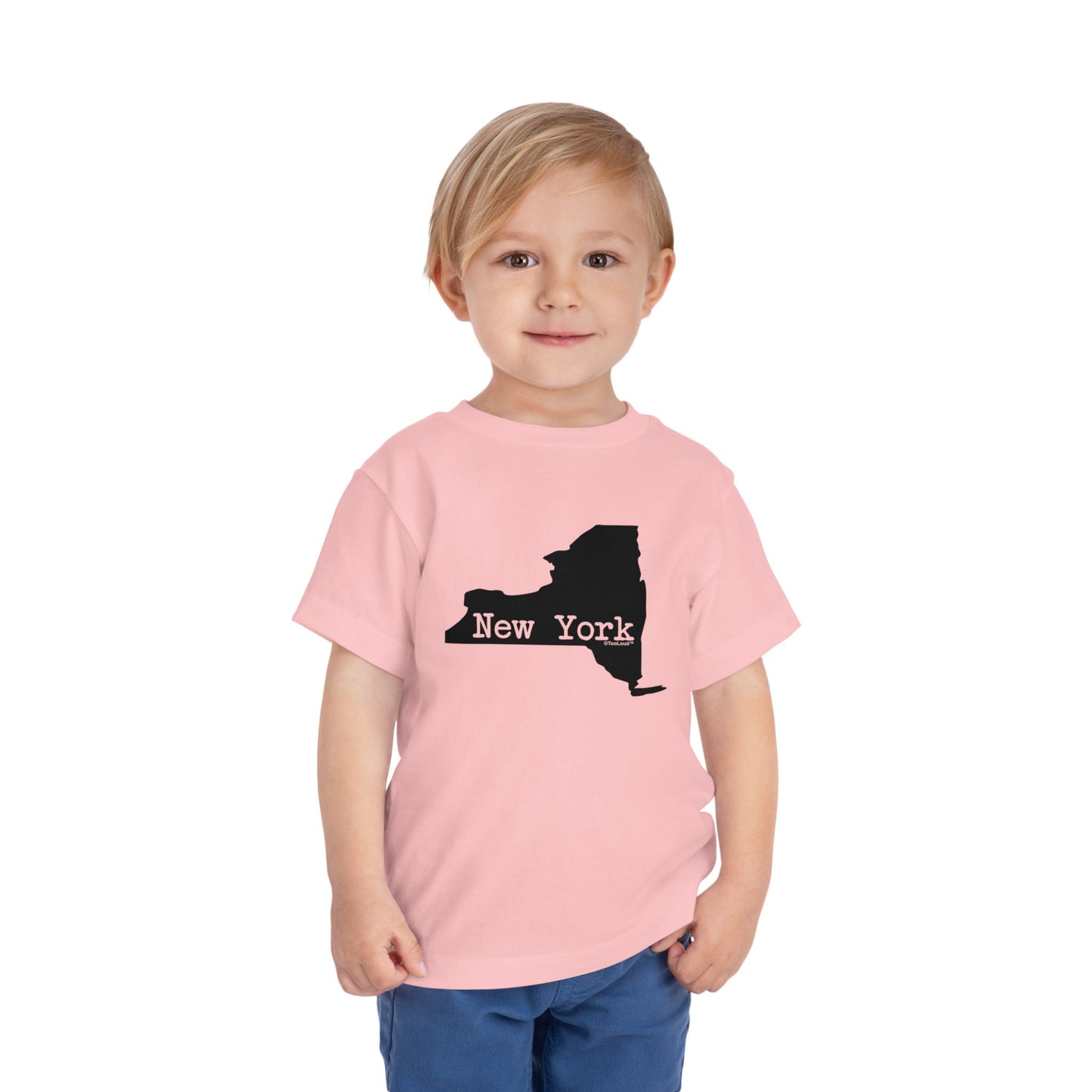 New York - United States Shape Toddler T-Shirt by TOOLOUD