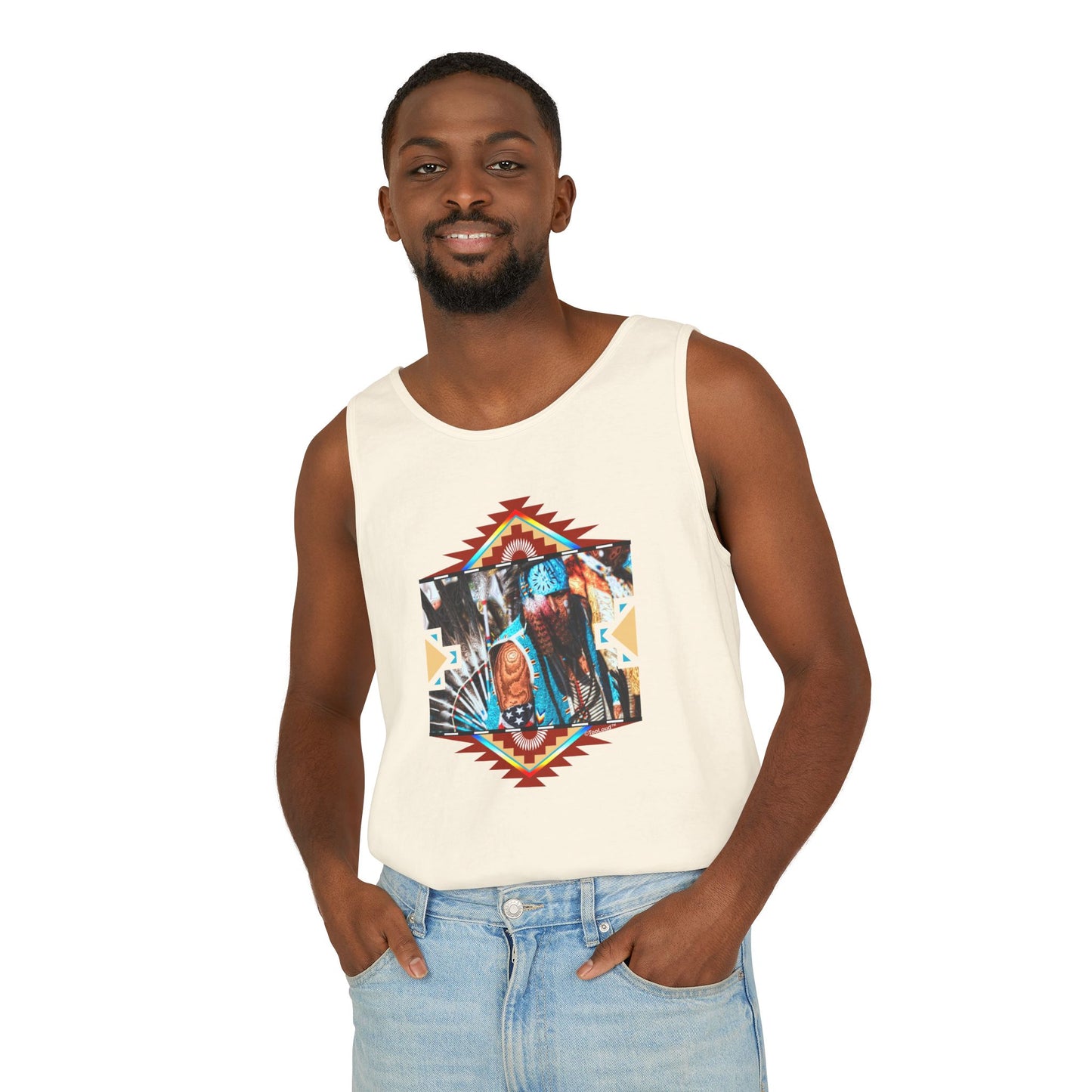 Native American Dancer Design #2 Loose Tank Top by TOOLOUD