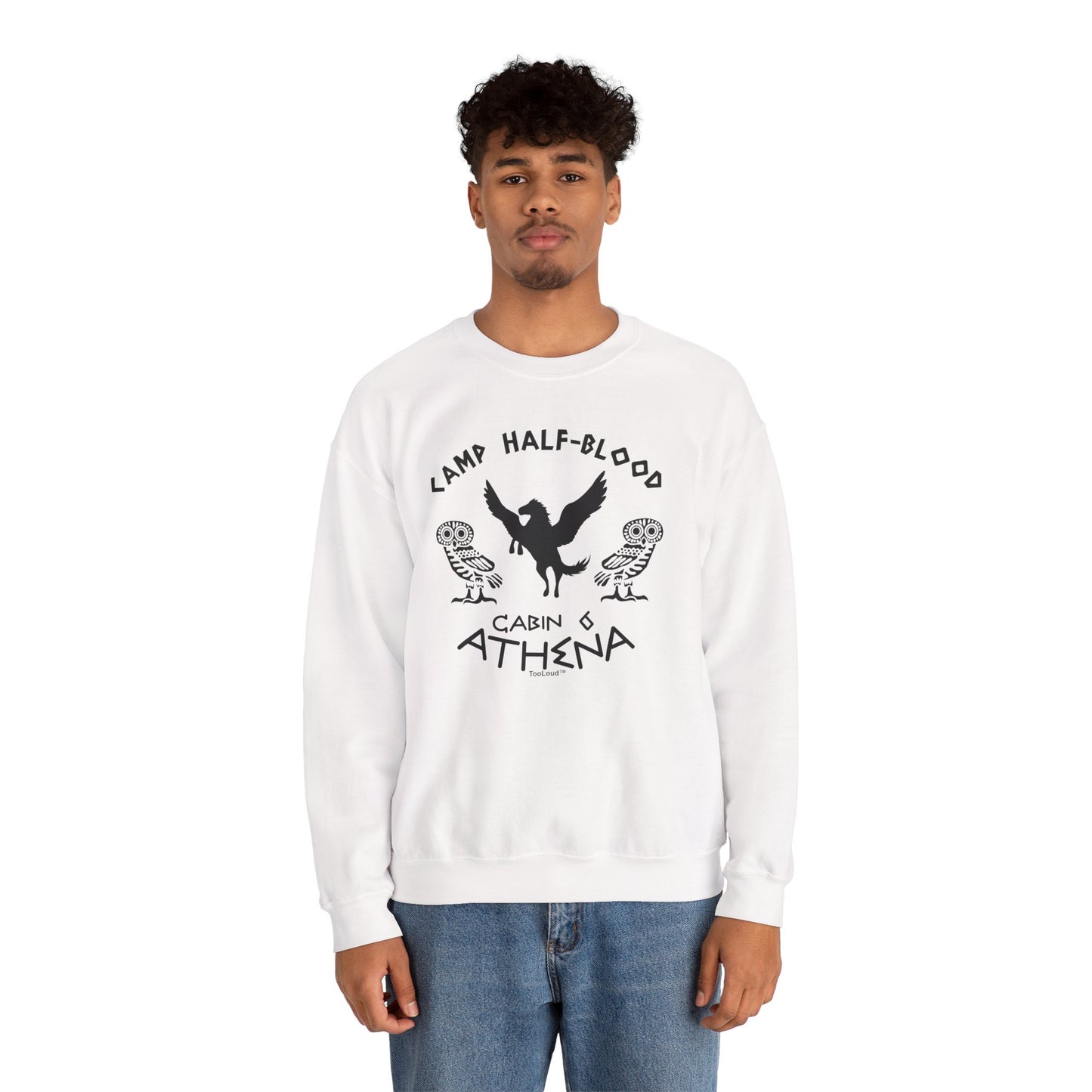 Camp Half Blood Cabin 6 Athena Adult Unisex Sweatshirt by TOOLOUD