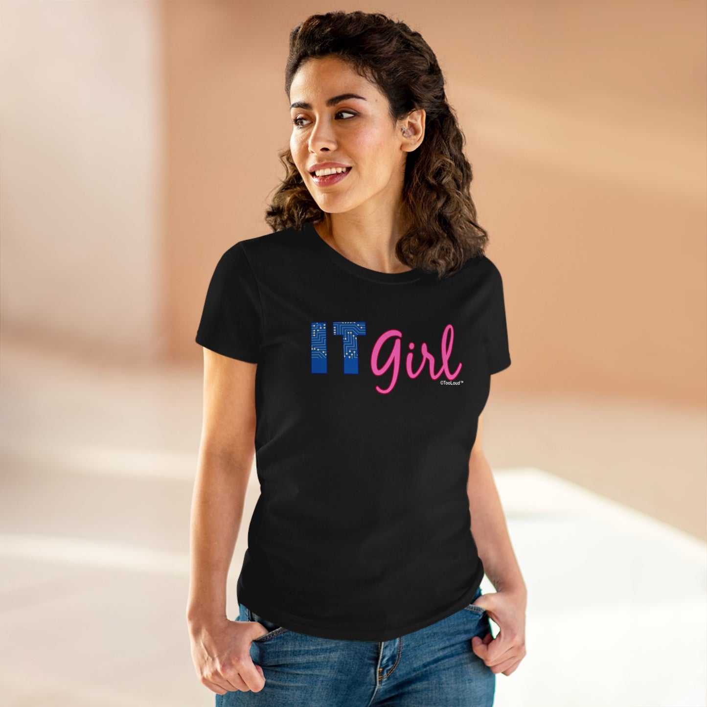 IT Girl Women's Dark T-Shirt by TOOLOUD