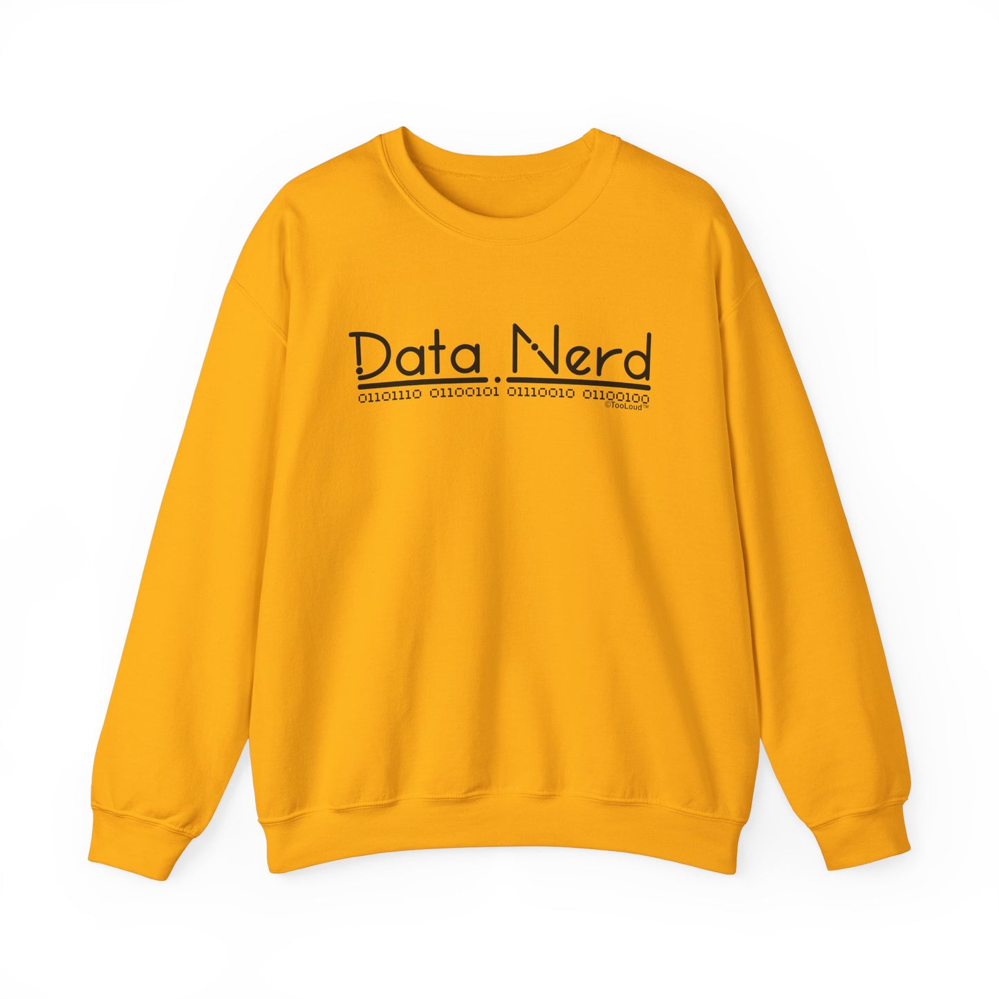 Data Nerd Adult Crewneck Sweatshirt by TOOLOUD