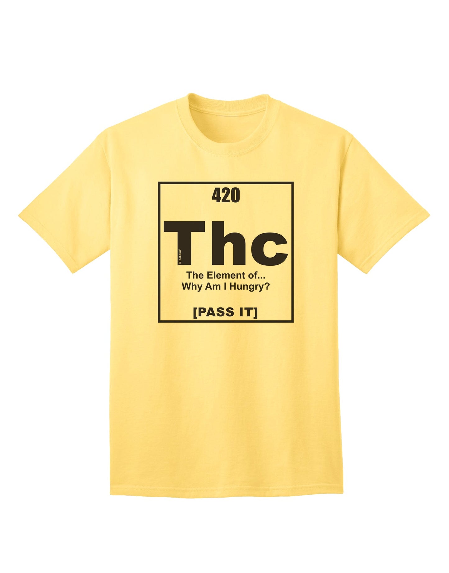 420 Element THC Humorous Stoner Adult T-Shirt - Curated by TooLoud-Mens T-shirts-TooLoud-Yellow-Small-Davson Sales