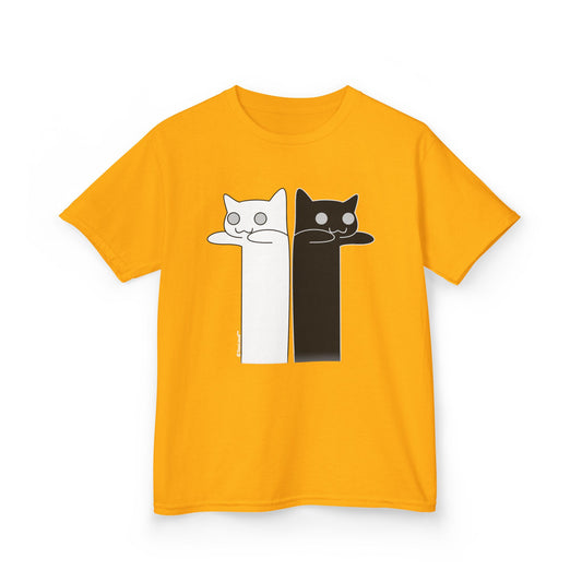 Longcat and Tacgnol – Internet Humor Children's Dark T-Shirt by TOOLOUD
