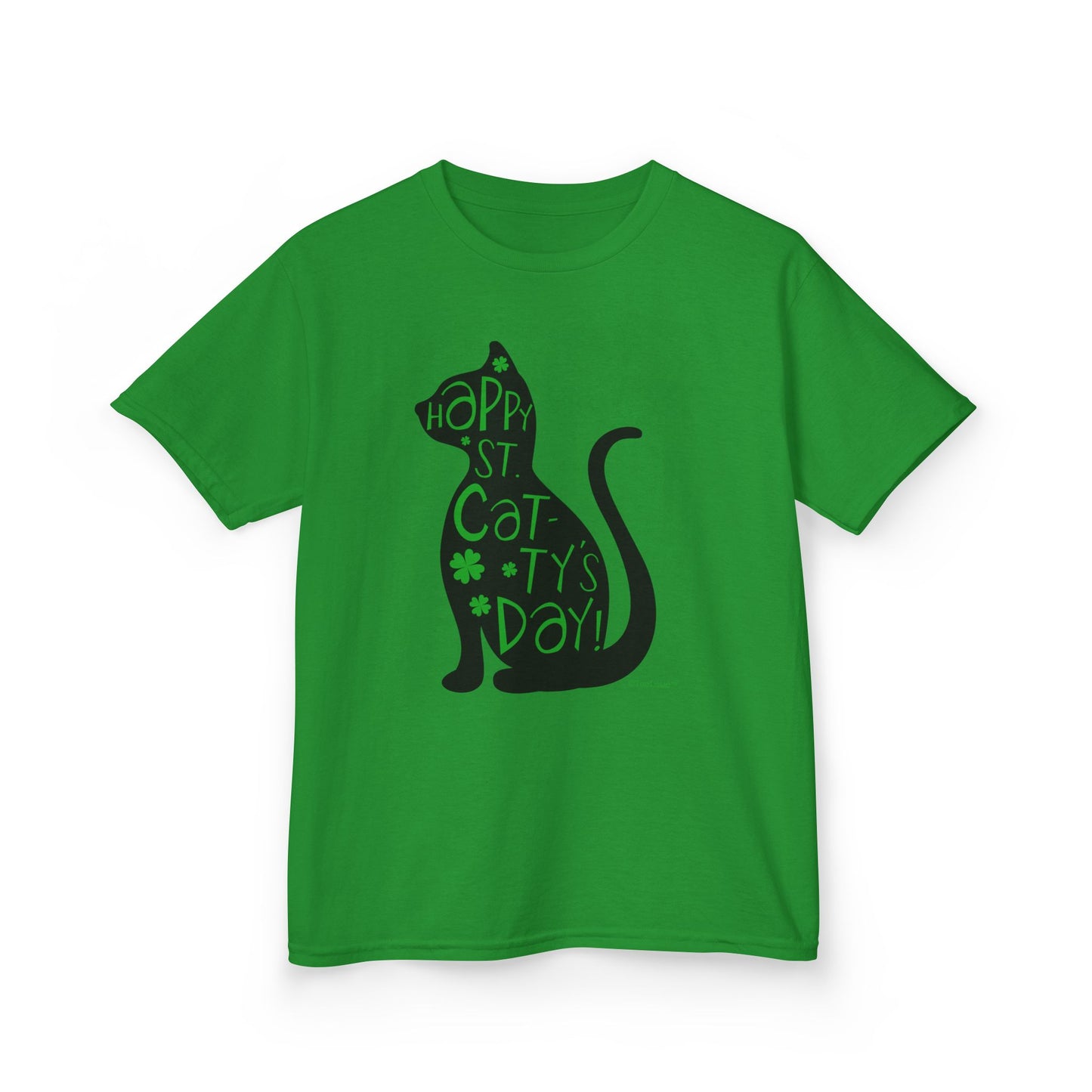 Happy St. Catty's Day - St. Patrick's Day Cat Children's T-Shirt by TOOLOUD