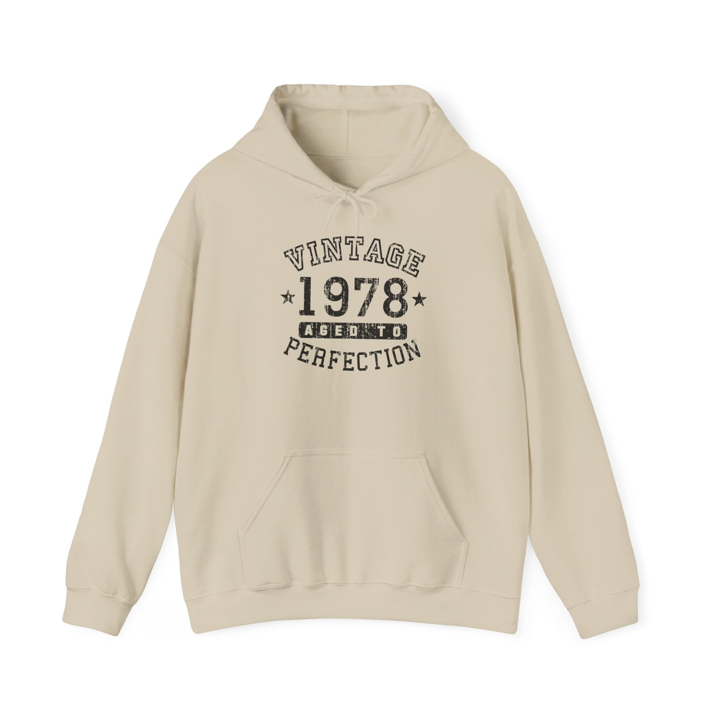 TooLoud 1978 - Vintage Birth Year Unisex Hoodie Sweatshirt