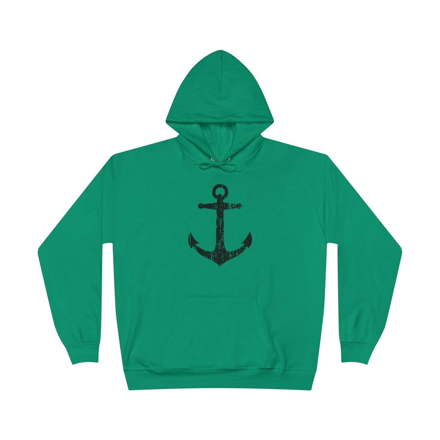 Distressed Nautical Sailor Anchor Hoodie Sweatshirt by TOOLOUD
