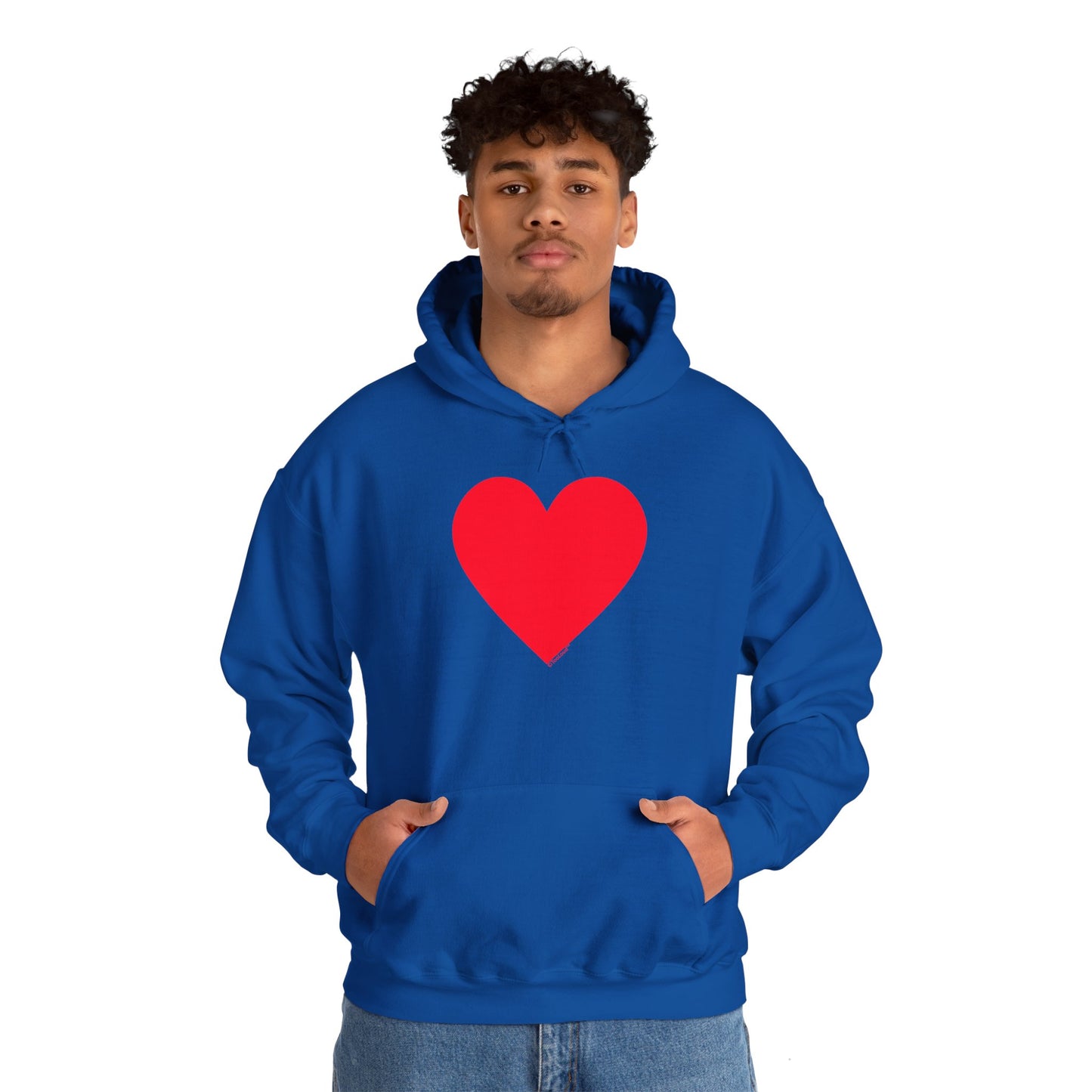 TOOLOUD Big Red Heart Valentine's Day Dark Unisex Hoodie Sweatshirt