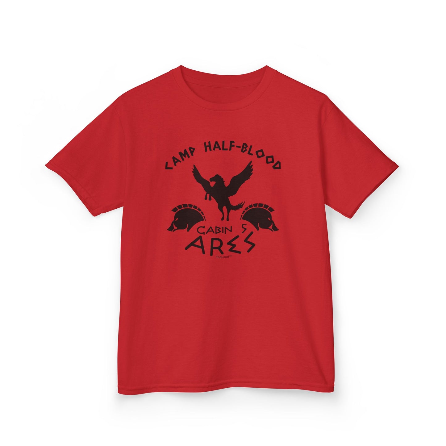 Camp Half Blood Cabin 5 Ares Children's T-Shirt by TOOLOUD