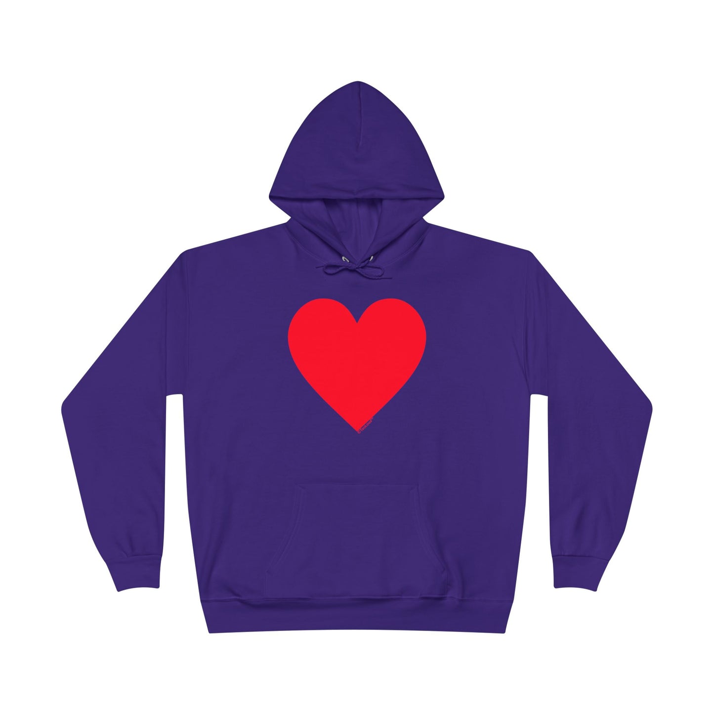 TOOLOUD Big Red Heart Valentine's Day Hoodie Sweatshirt – Romantic & Cozy Gift