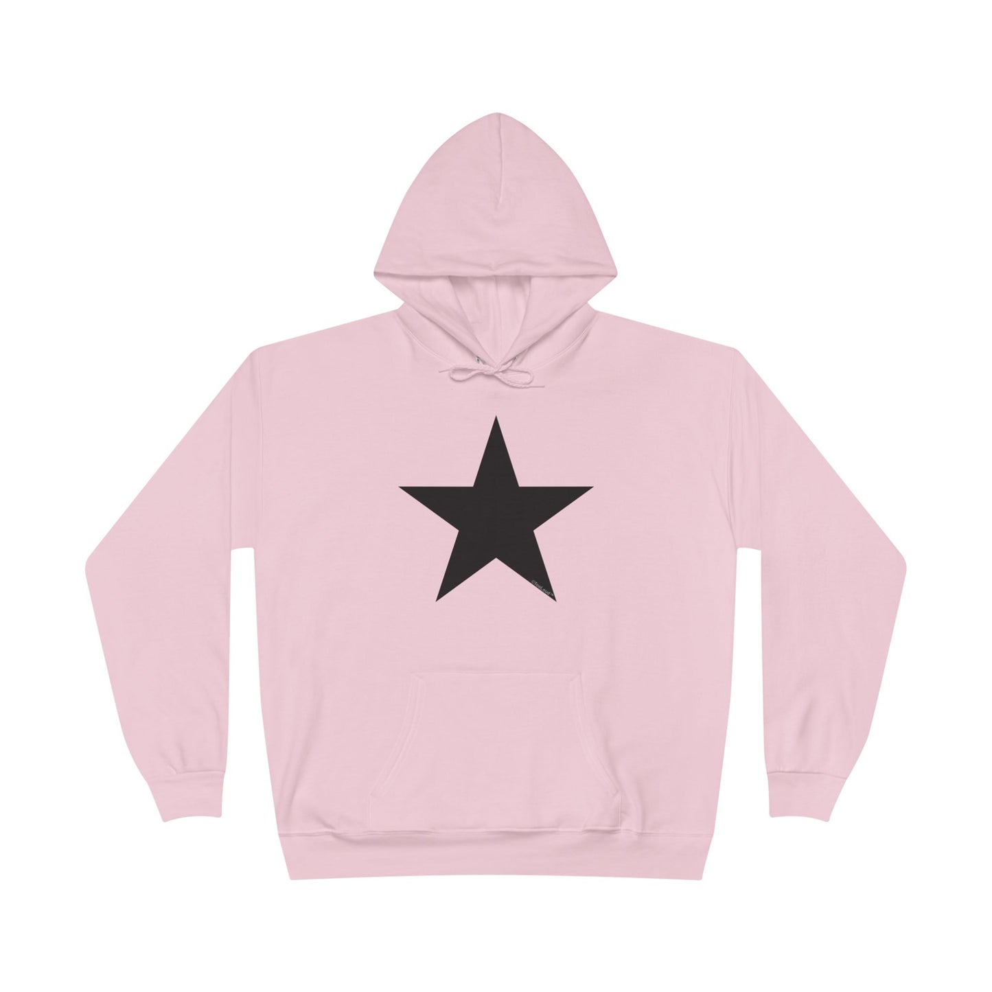 Black Star Adult Hooded Sweatshirt - by TOOLOUD