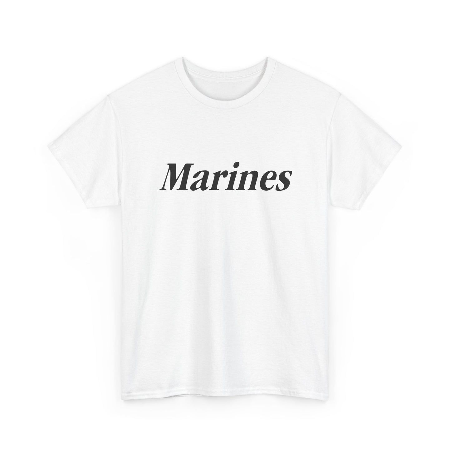 Marines Unisex Heavy Cotton Tee T-Shirt by TOOLOUD