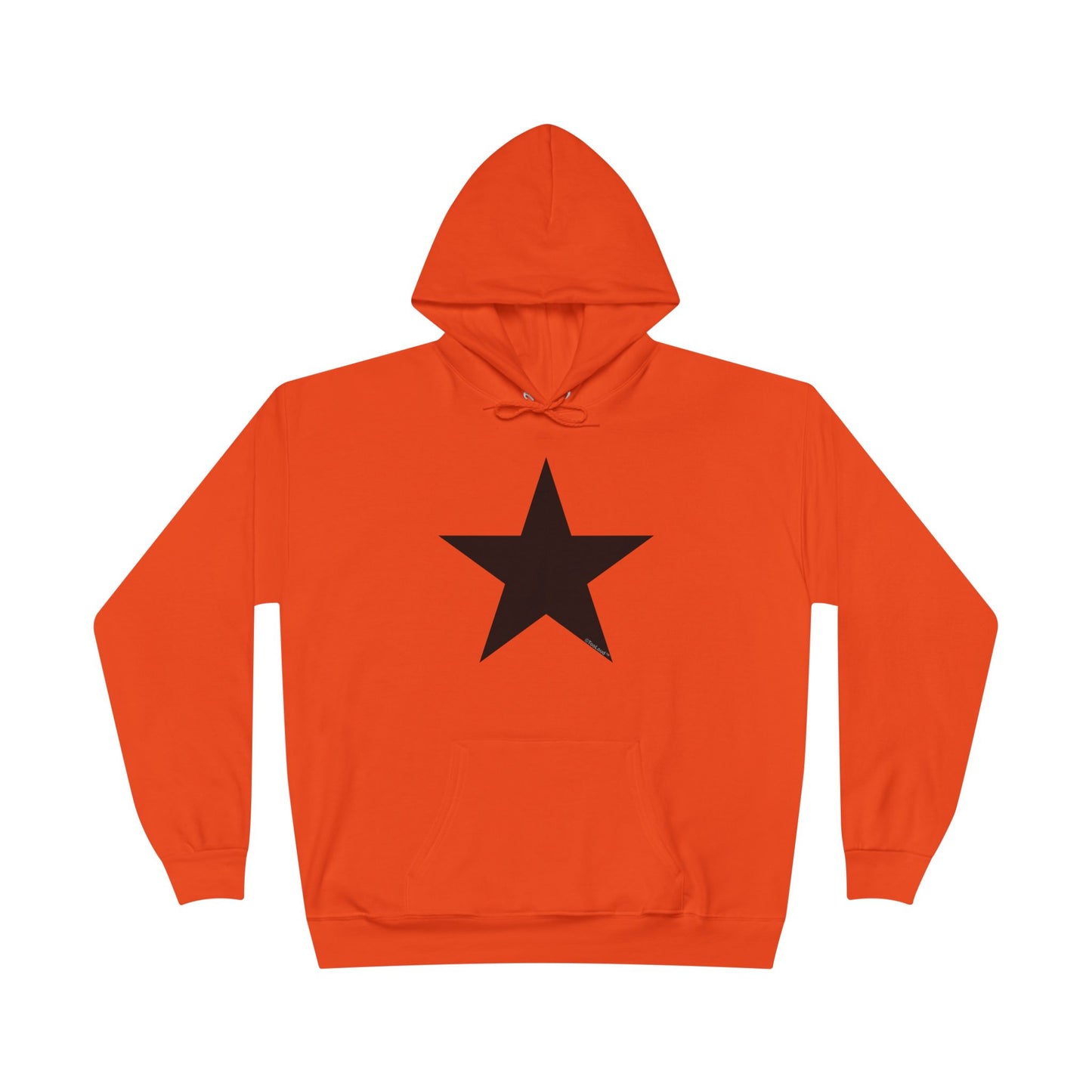 Black Star Adult Hooded Sweatshirt - by TOOLOUD