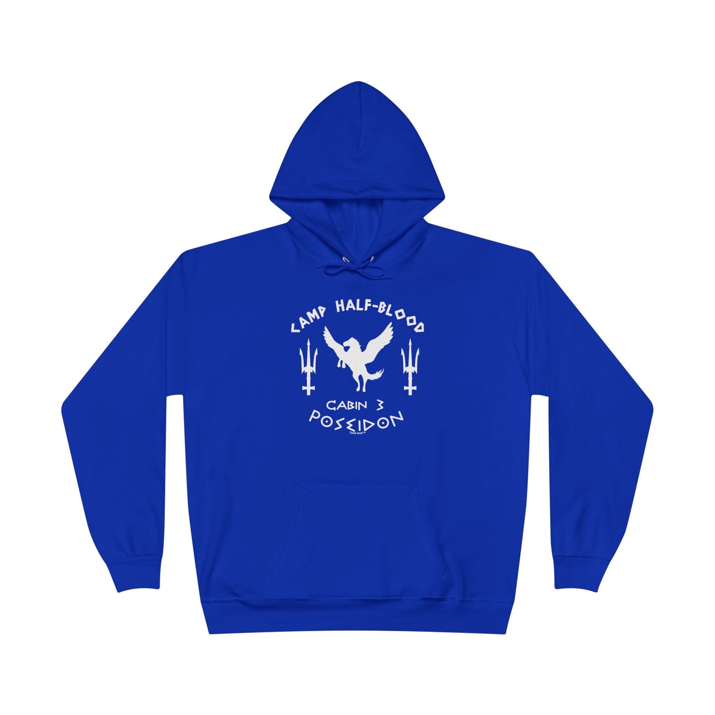 TOOLOUD Cabin 3 Poseidon Camp Half Blood Dark Hoodie Sweatshirt