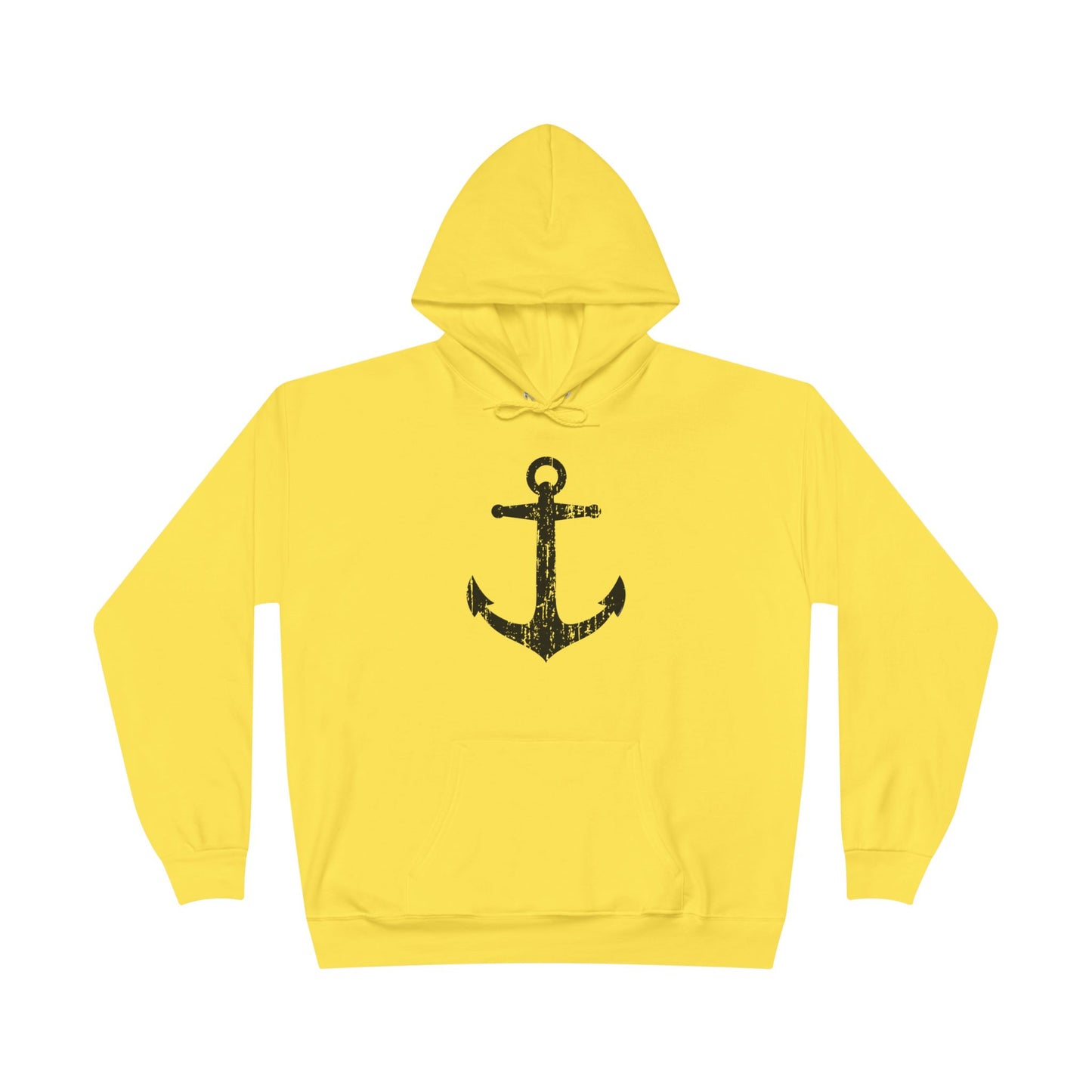 Distressed Nautical Sailor Anchor Hoodie Sweatshirt by TOOLOUD