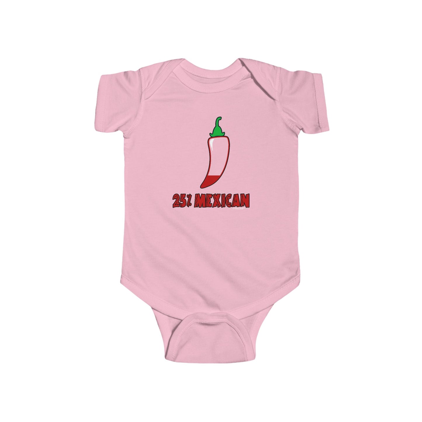 Twenty-Five Percent Mexican Baby Bodysuit by TOOLOUD