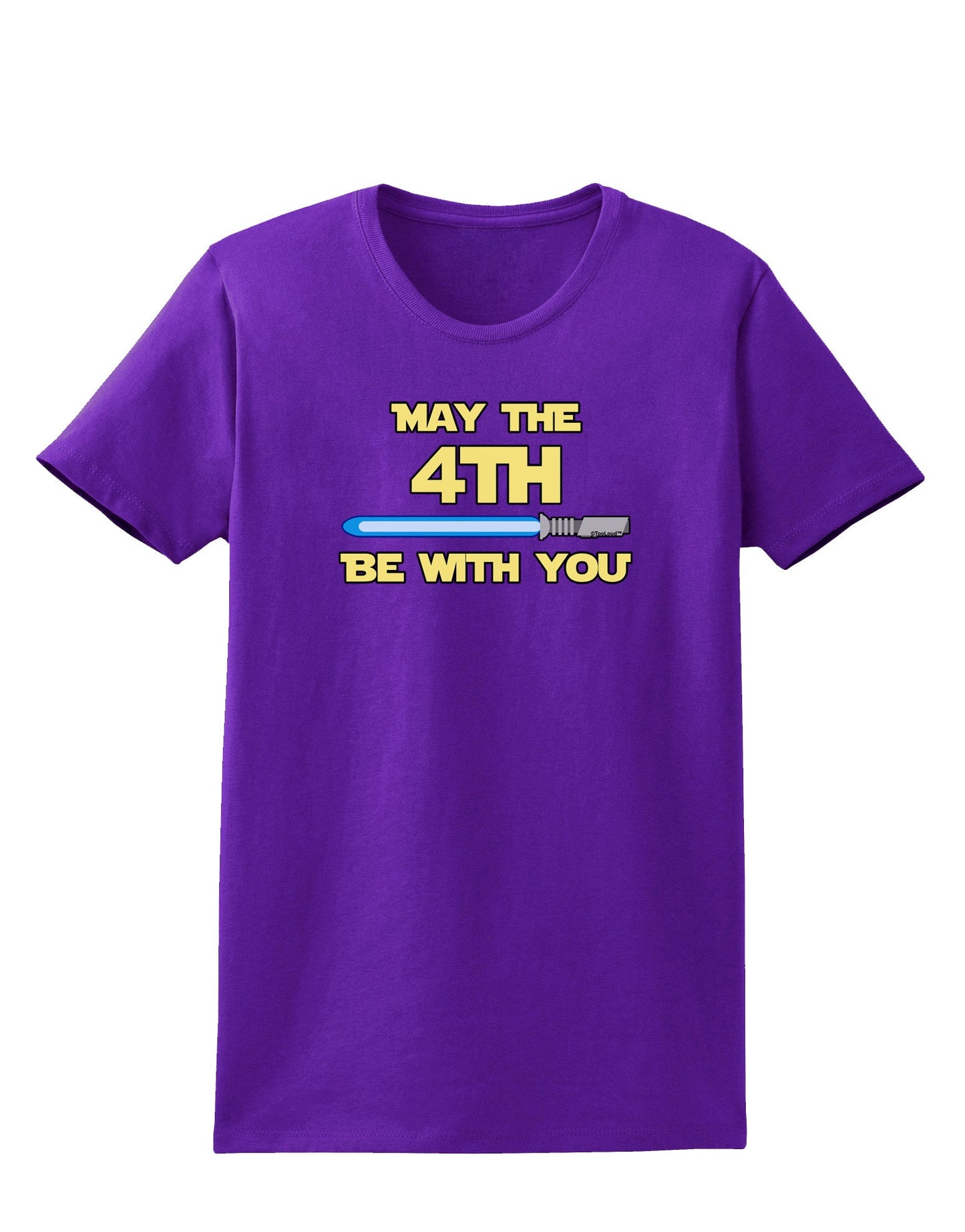4th Be With You Beam Sword 2 Womens Dark T-Shirt-TooLoud-Purple-X-Small-Davson Sales