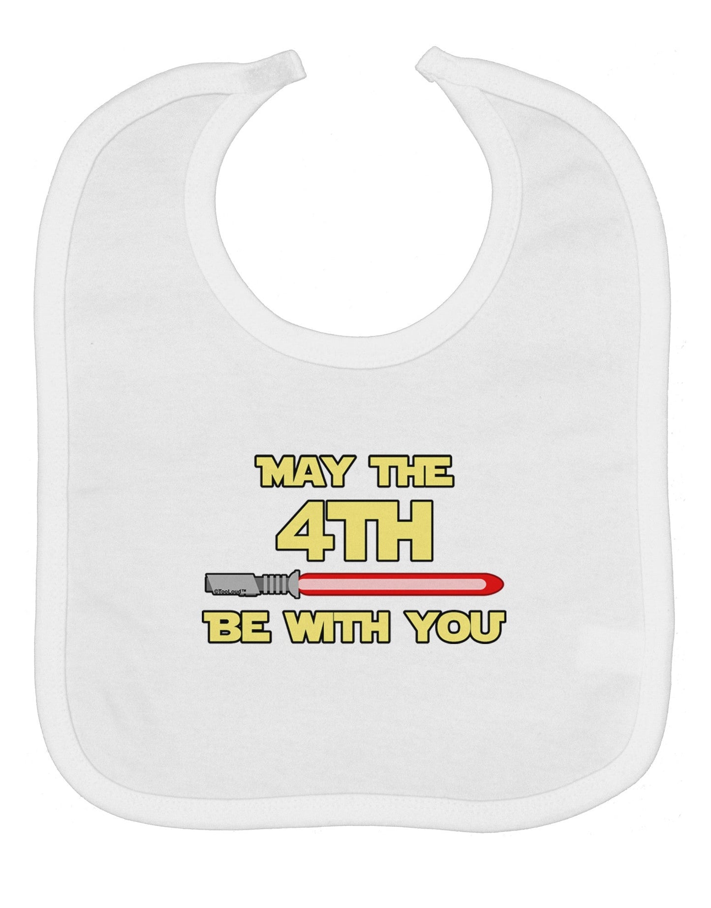 4th Be With You Beam Sword Baby Bib
