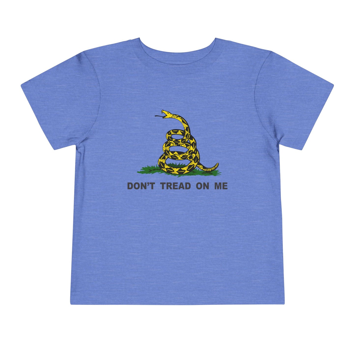 Don't Tread On Me Gadsden Flag Rattlesnake Toddler Short Sleeve T-Shirt