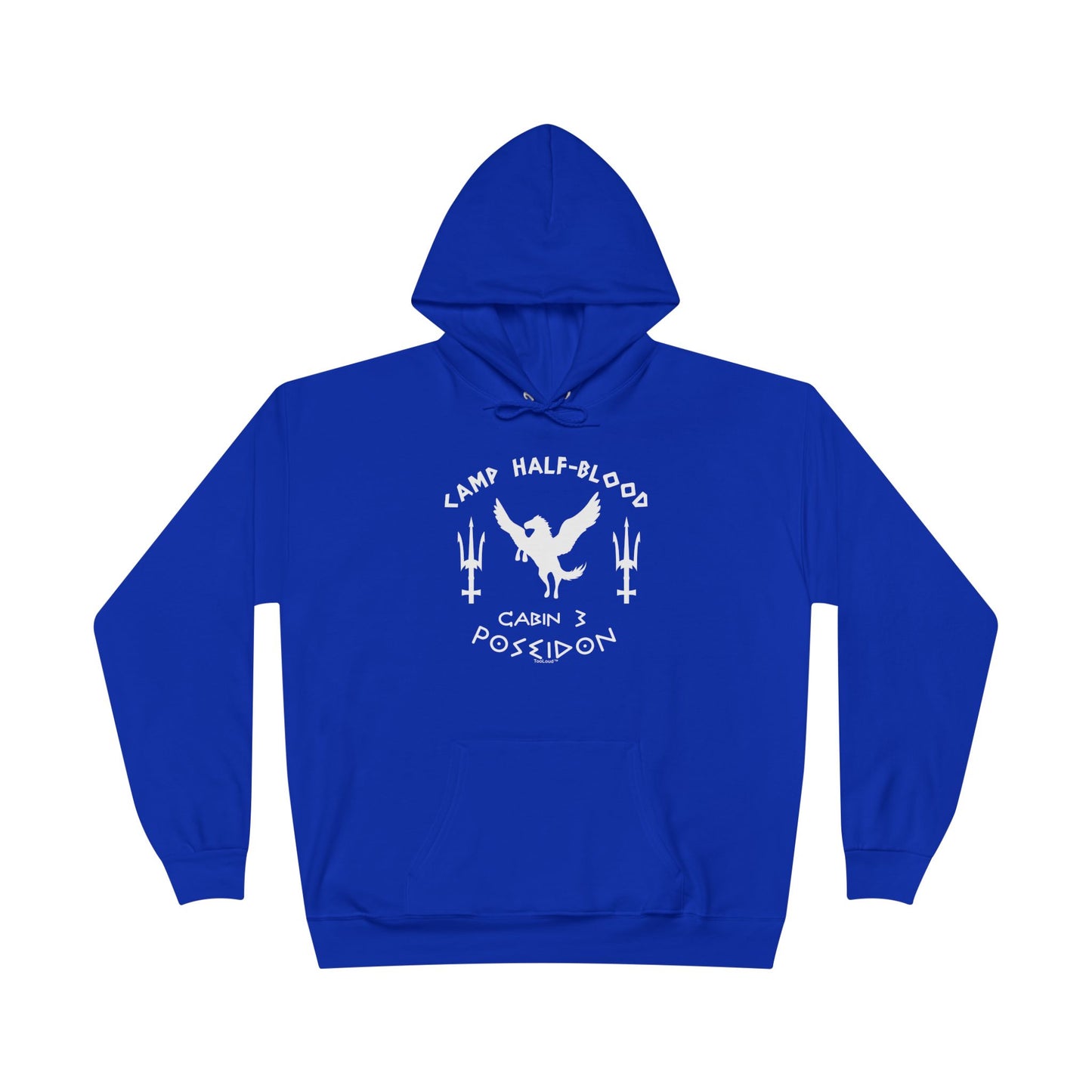 Cabin 3 Poseidon Camp Half Blood Dark Adult Hoodie Sweatshirt by TOOLOUD