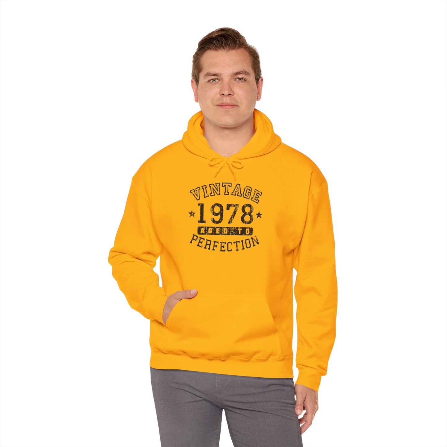 TooLoud 1978 - Vintage Birth Year Unisex Hoodie Sweatshirt