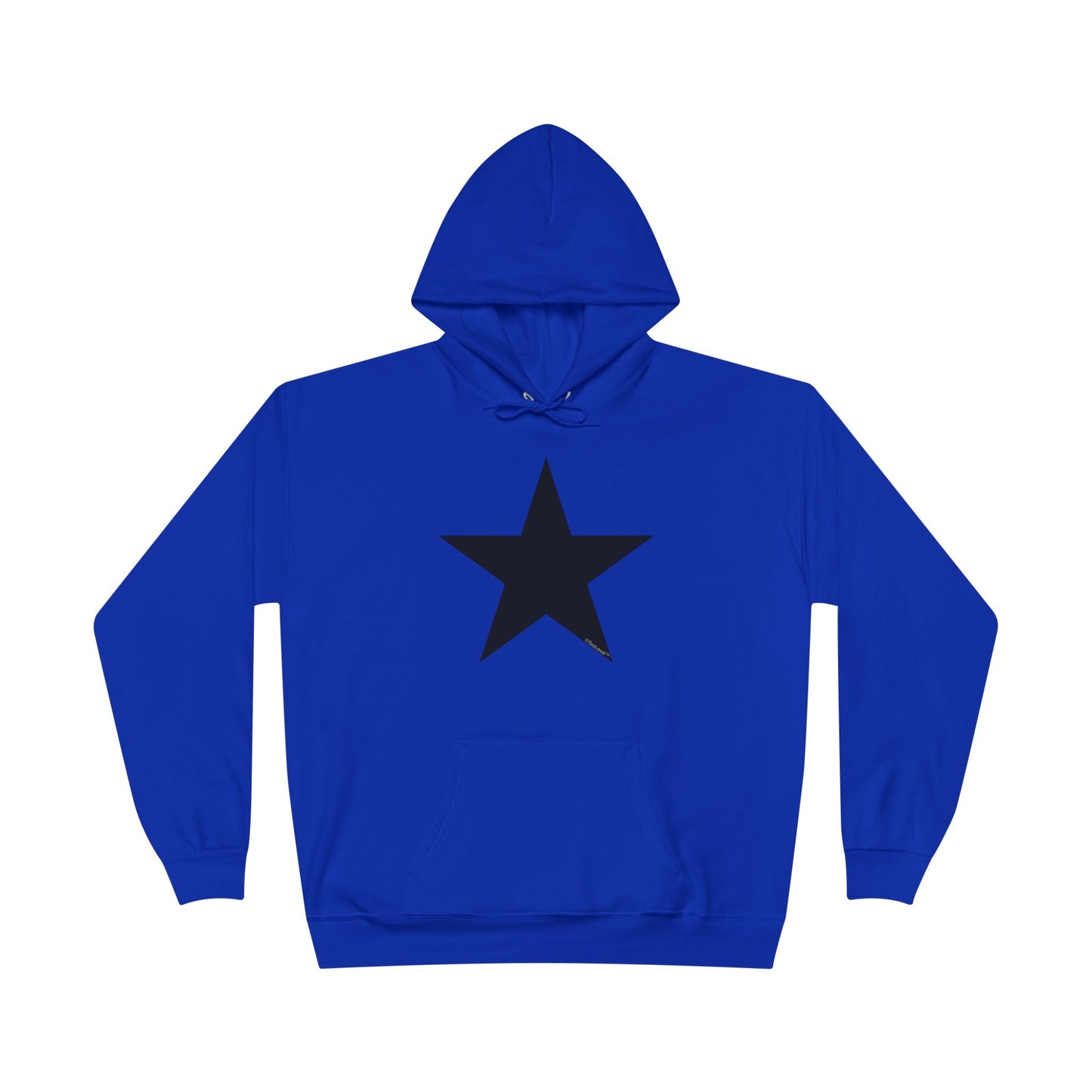 Black Star Adult Hooded Sweatshirt - by TOOLOUD