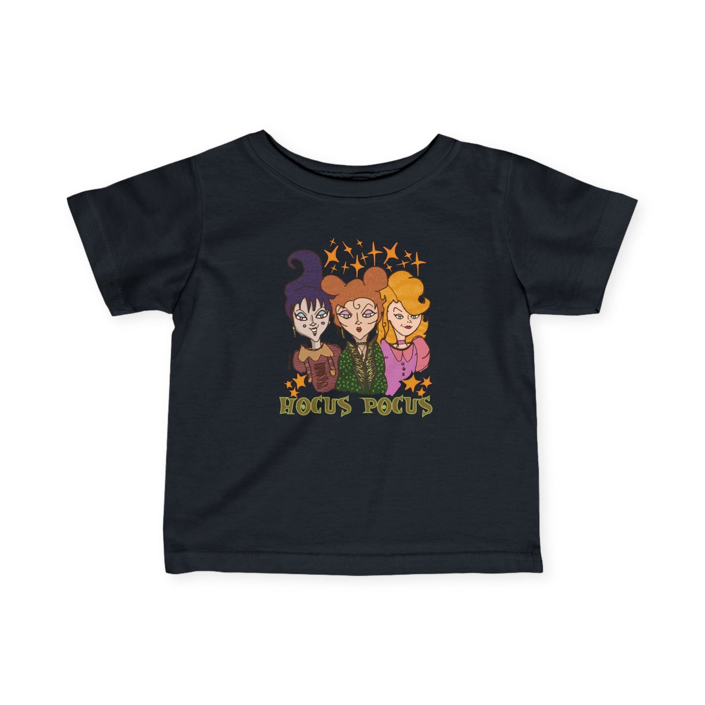 Hocus Pocus Witches Infant T-Shirt by TOOLOUD – Cute and Spooky Baby Apparel