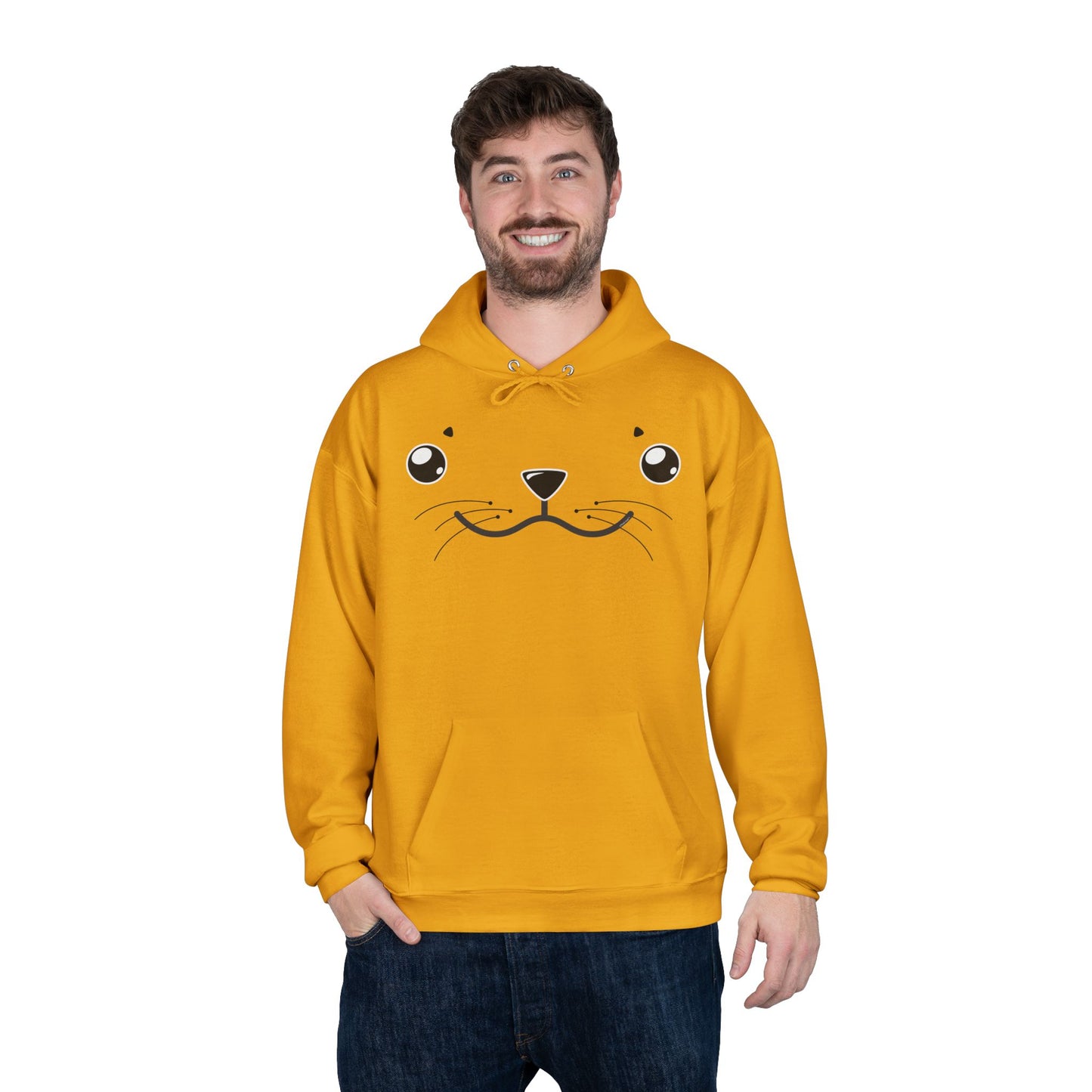 Kyu-T Face - Sealie the Cute Seal Unisex Hoodie Sweatshirt by TOOLOUD