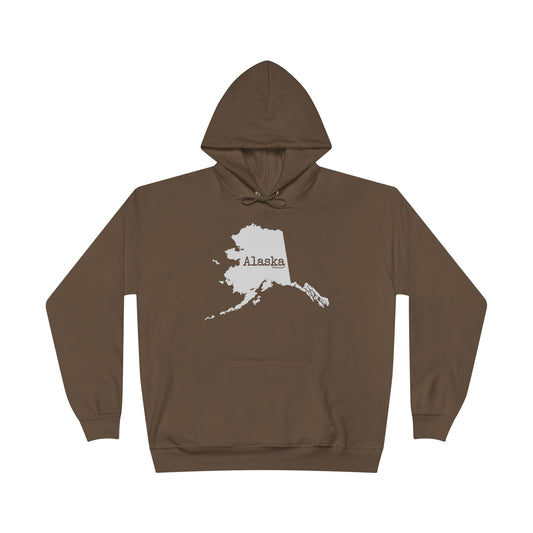 Alaska – United States Shape Dark Hoodie Sweatshirt by TOOLOUD