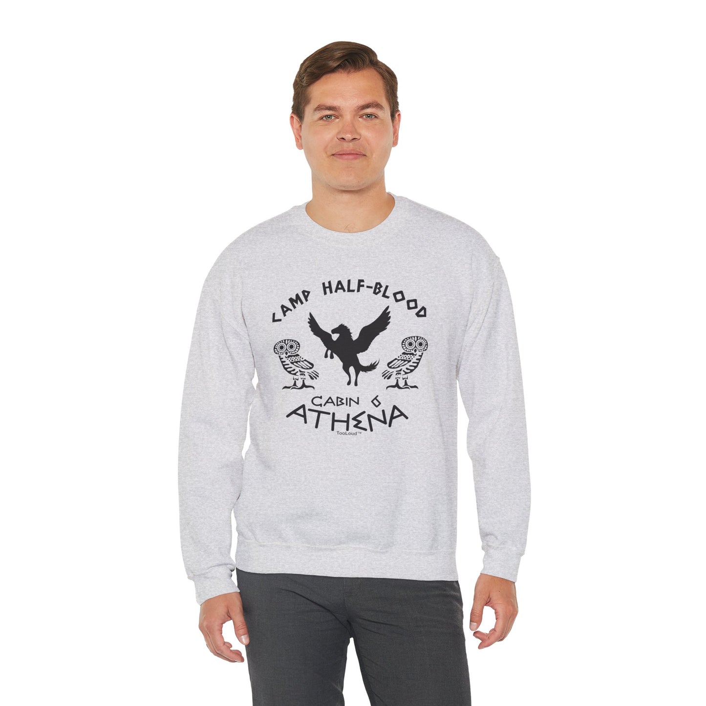 Camp Half Blood Cabin 6 Athena Adult Unisex Sweatshirt by TOOLOUD