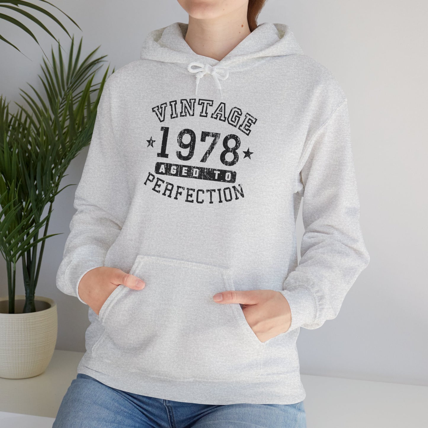 TooLoud 1978 - Vintage Birth Year Unisex Hoodie Sweatshirt