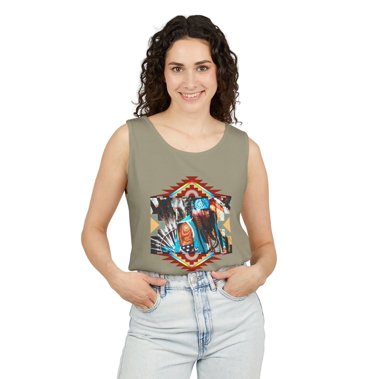 Native American Dancer Design #2 Loose Tank Top by TOOLOUD