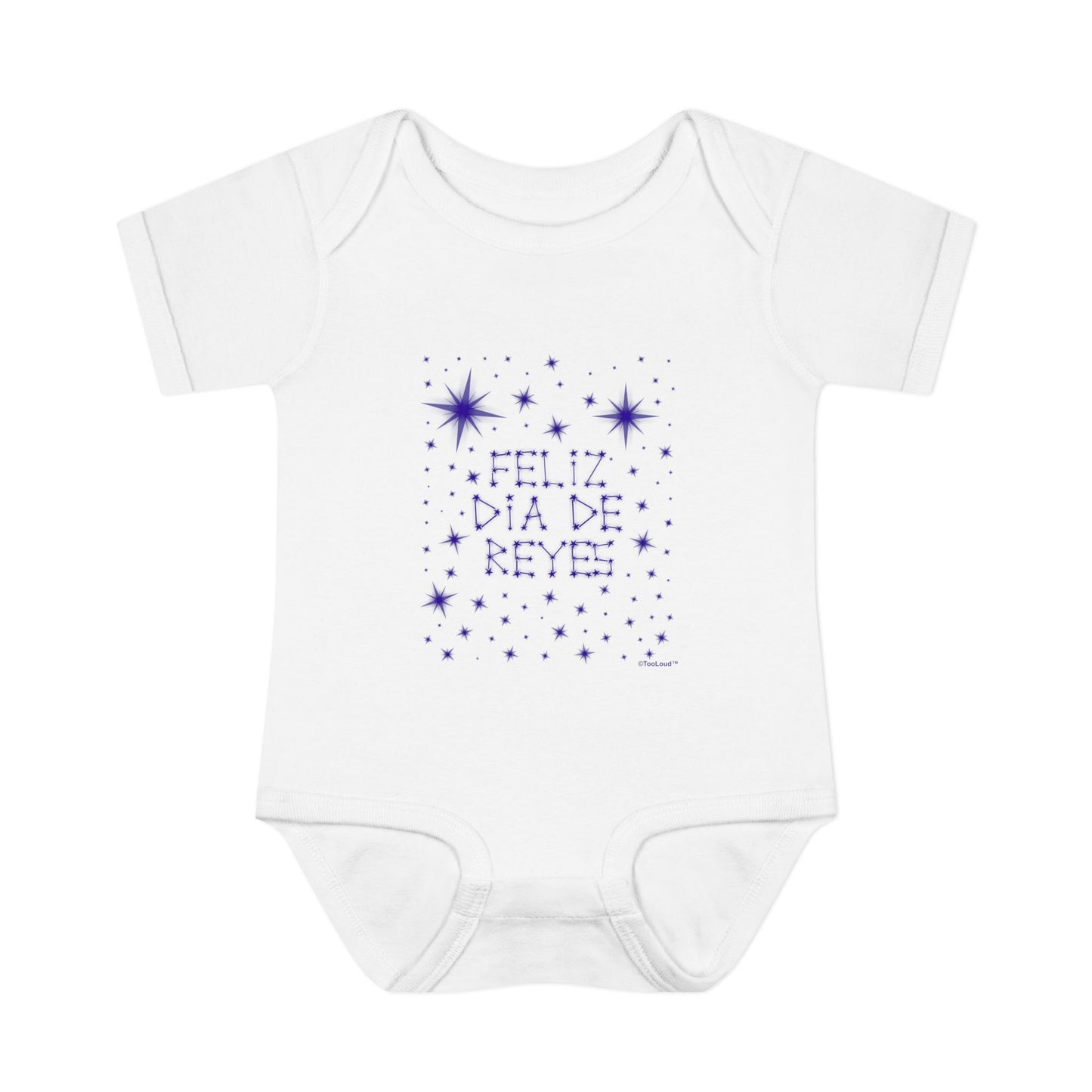 Feliz Dia de Reyes - Estrellas Brillantes Baby Romper Bodysuit by TOOLOUD