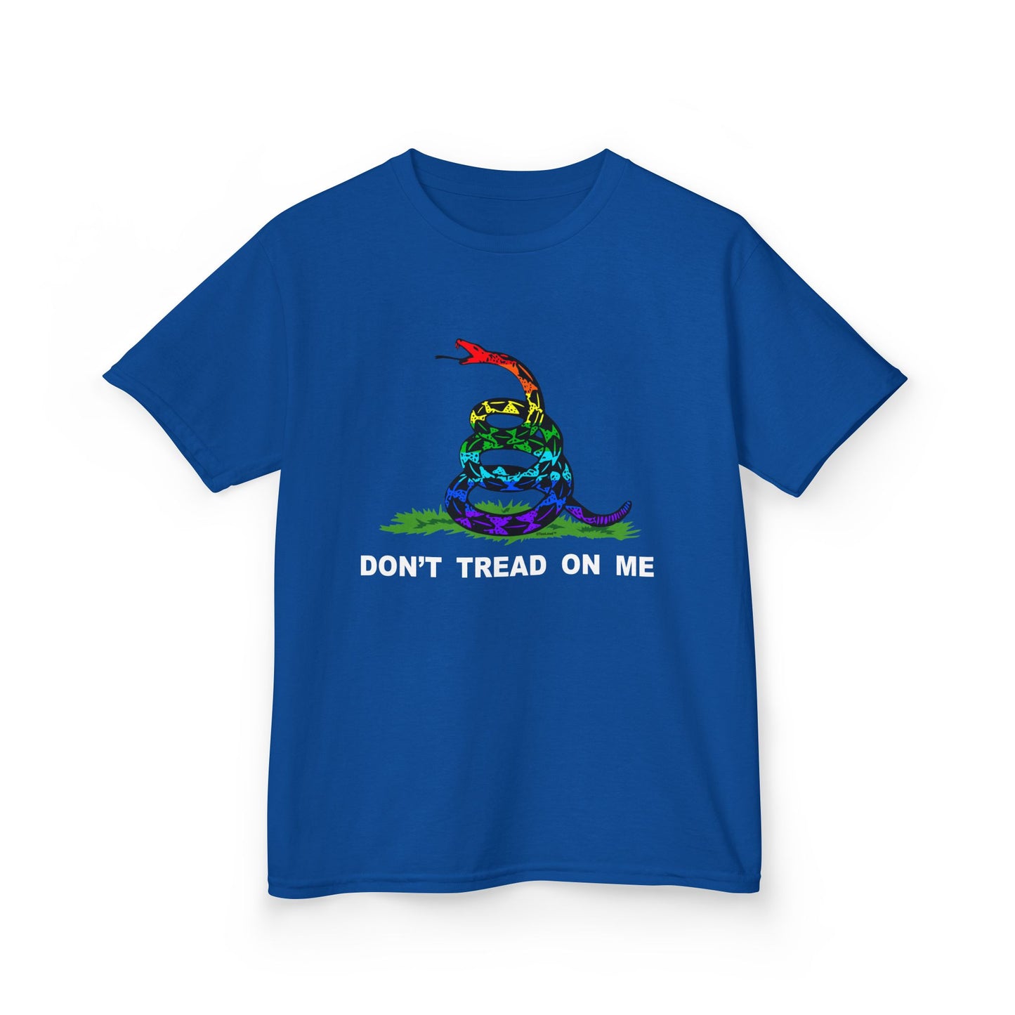 LGBT Freedom Rainbow Don't Tread on Me Childrens T-Shirt